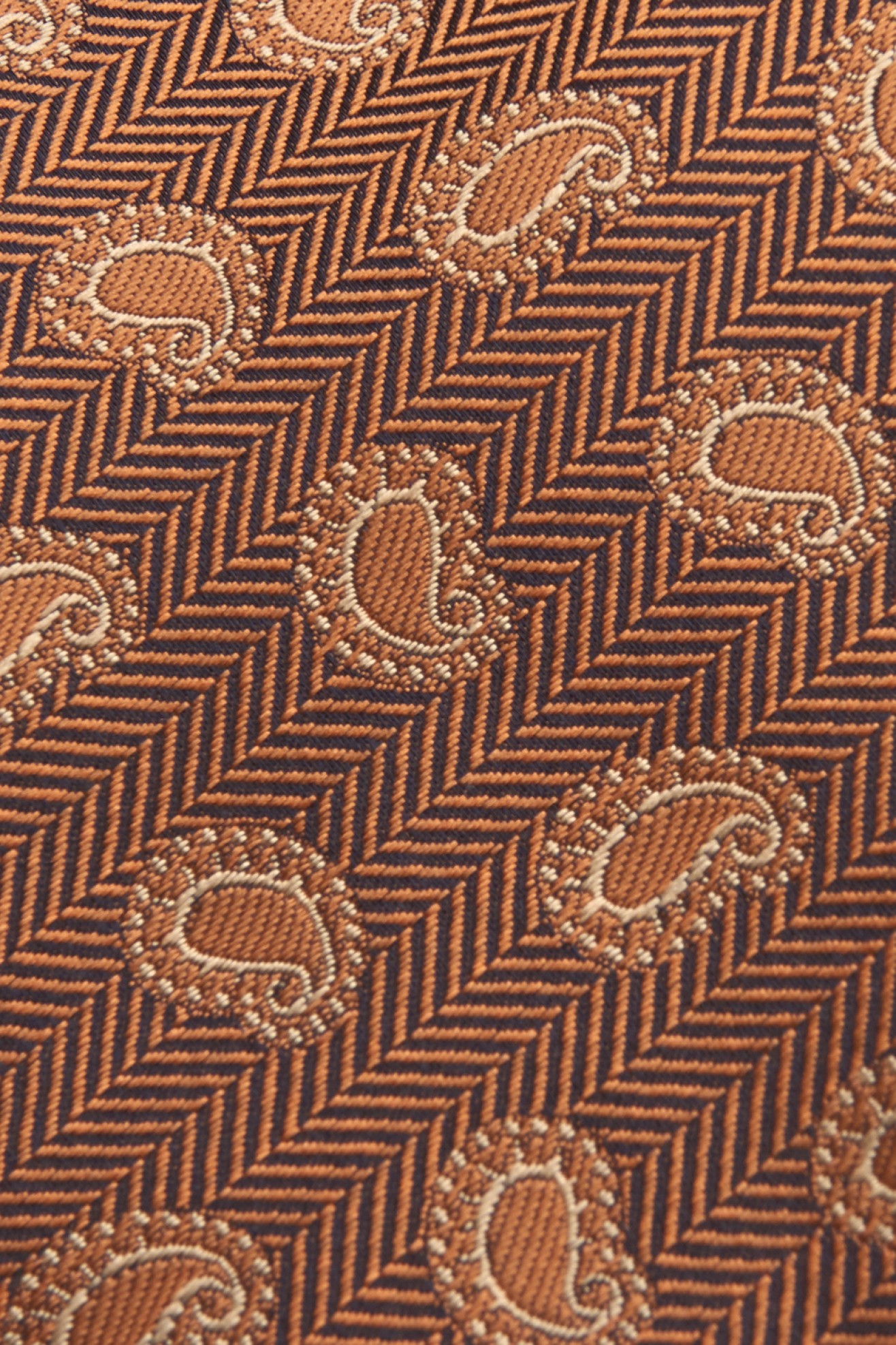 Corbata con estampado cornucopia 