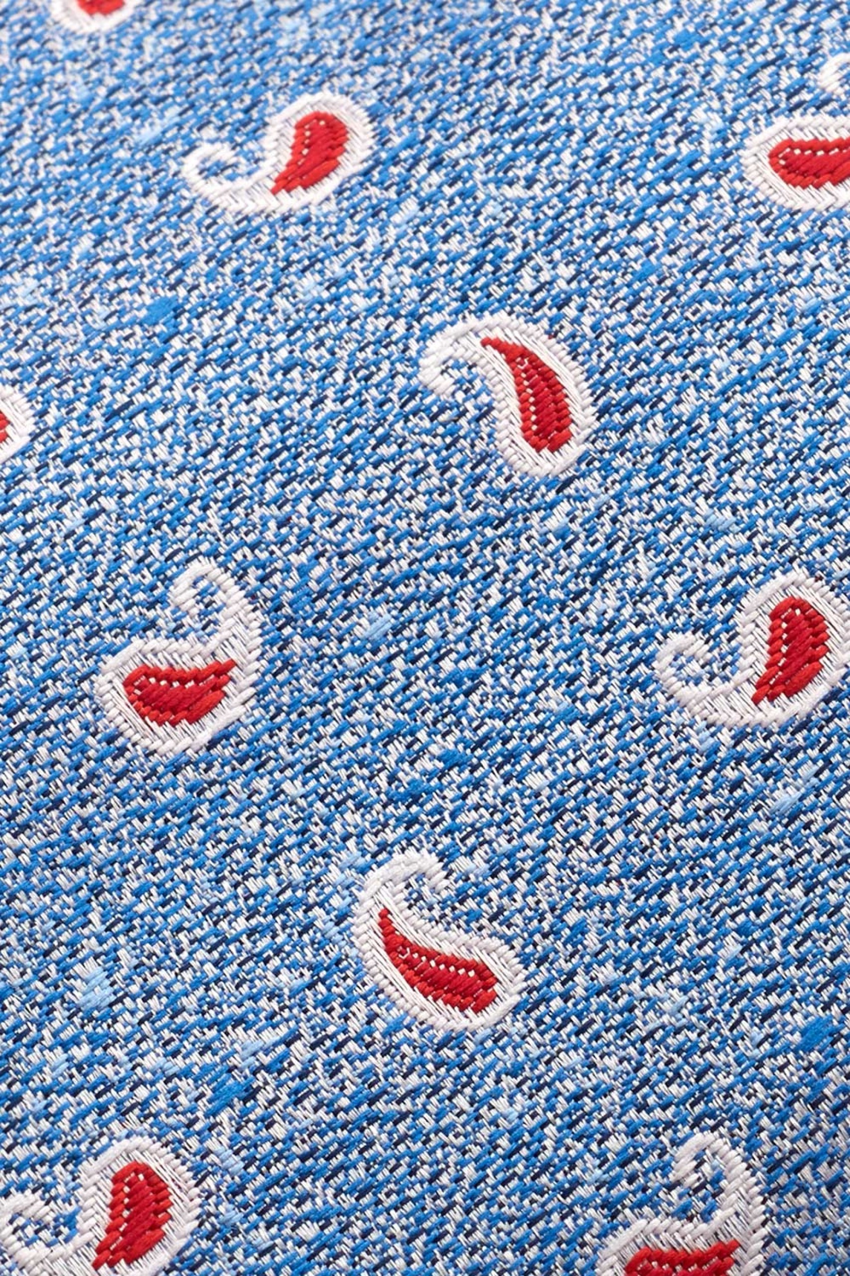 Corbata con estampado cornucopia