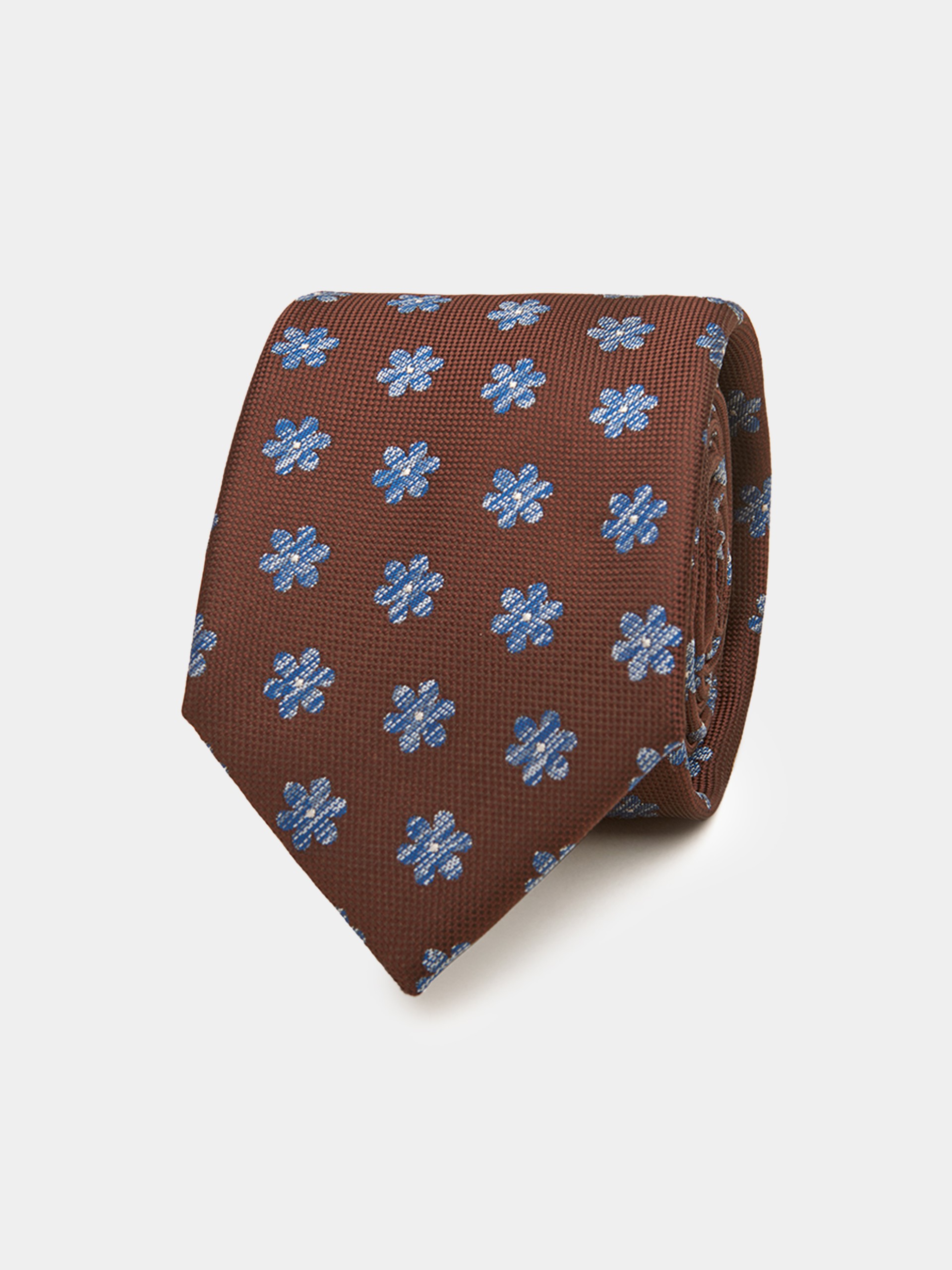 Corbata textura flores