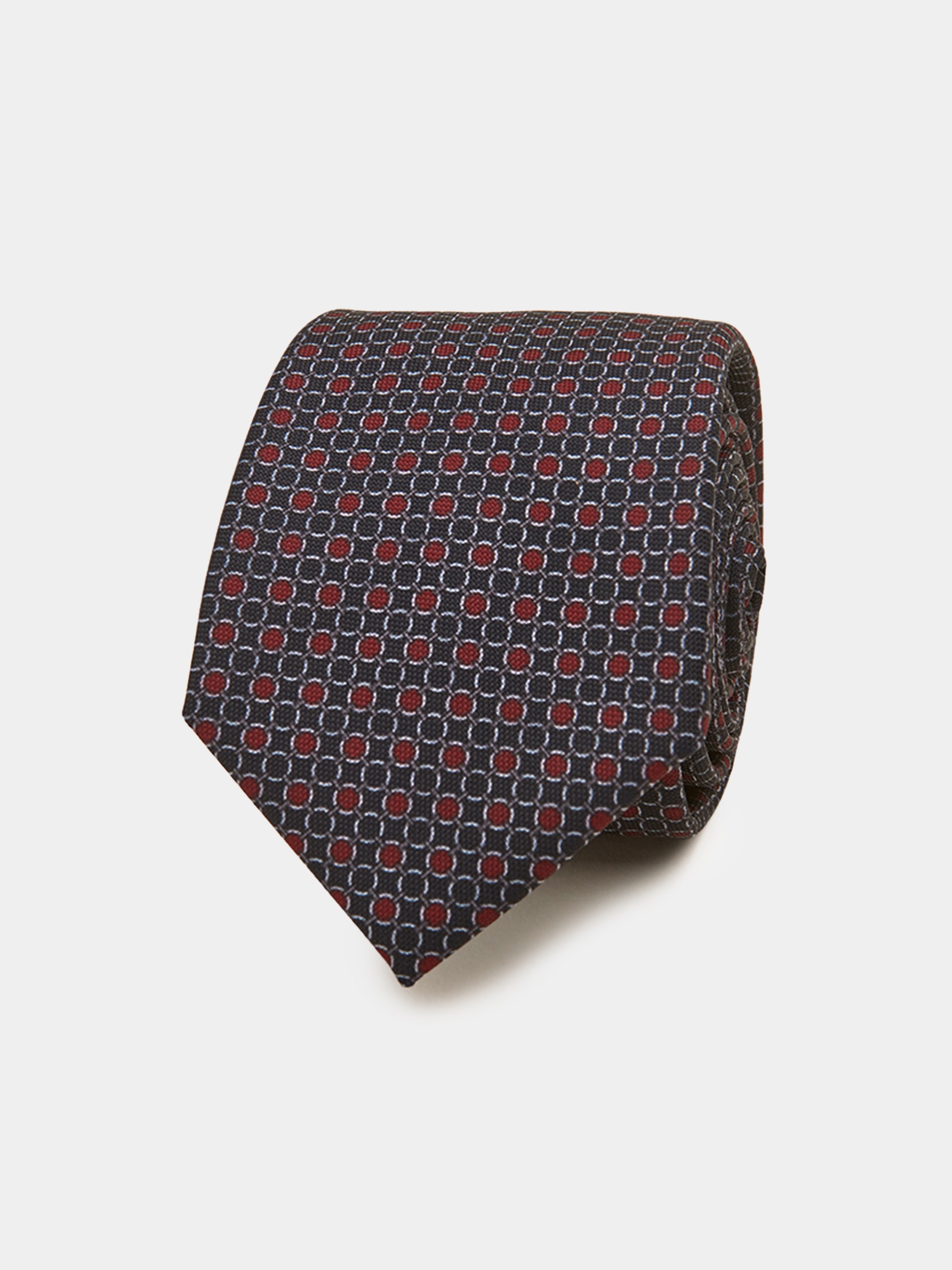 Corbata clásica con estampado