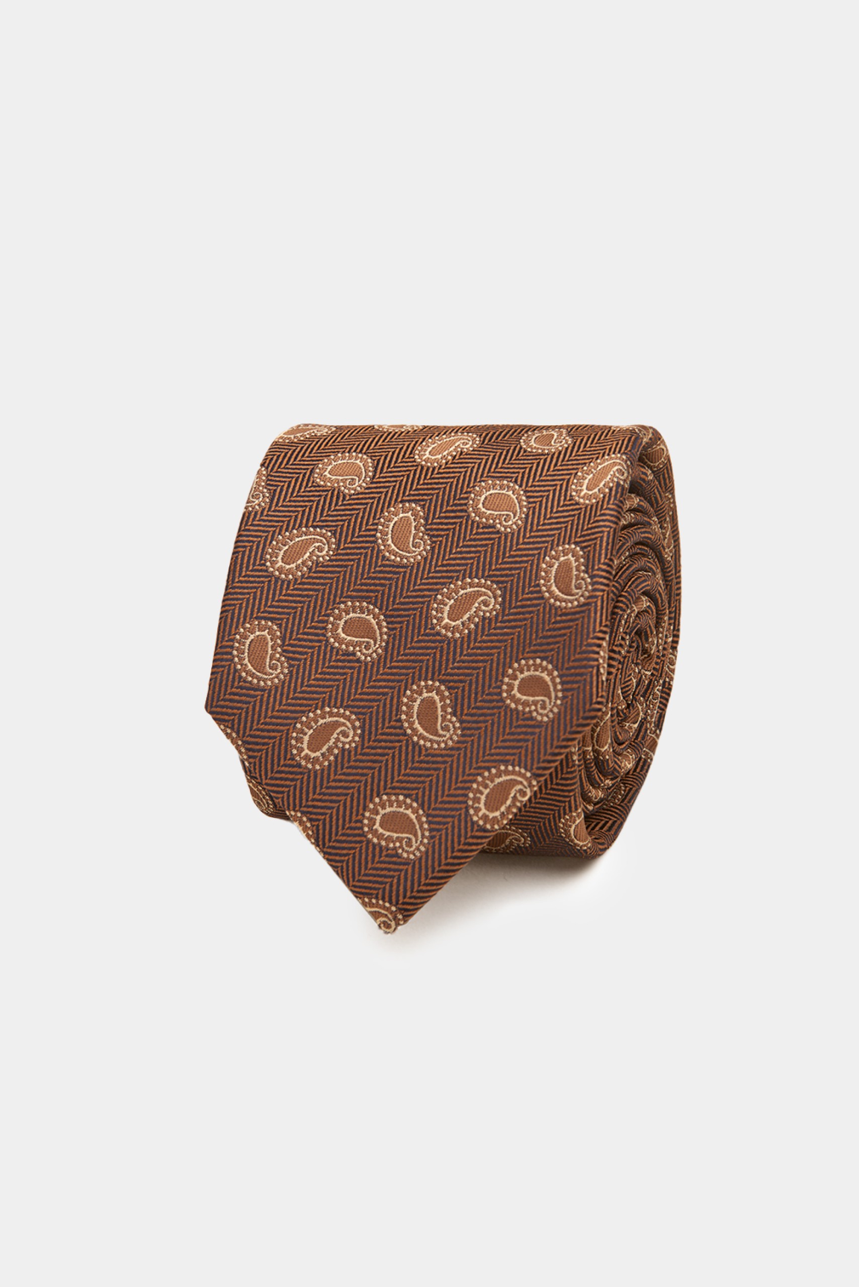 Corbata con estampado cornucopia