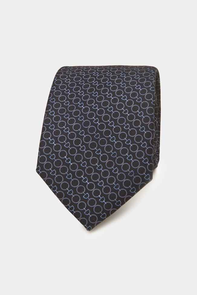 Corbata con textura estampada