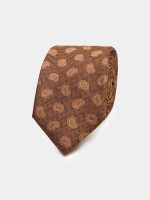 Corbata con estampado cornucopia 