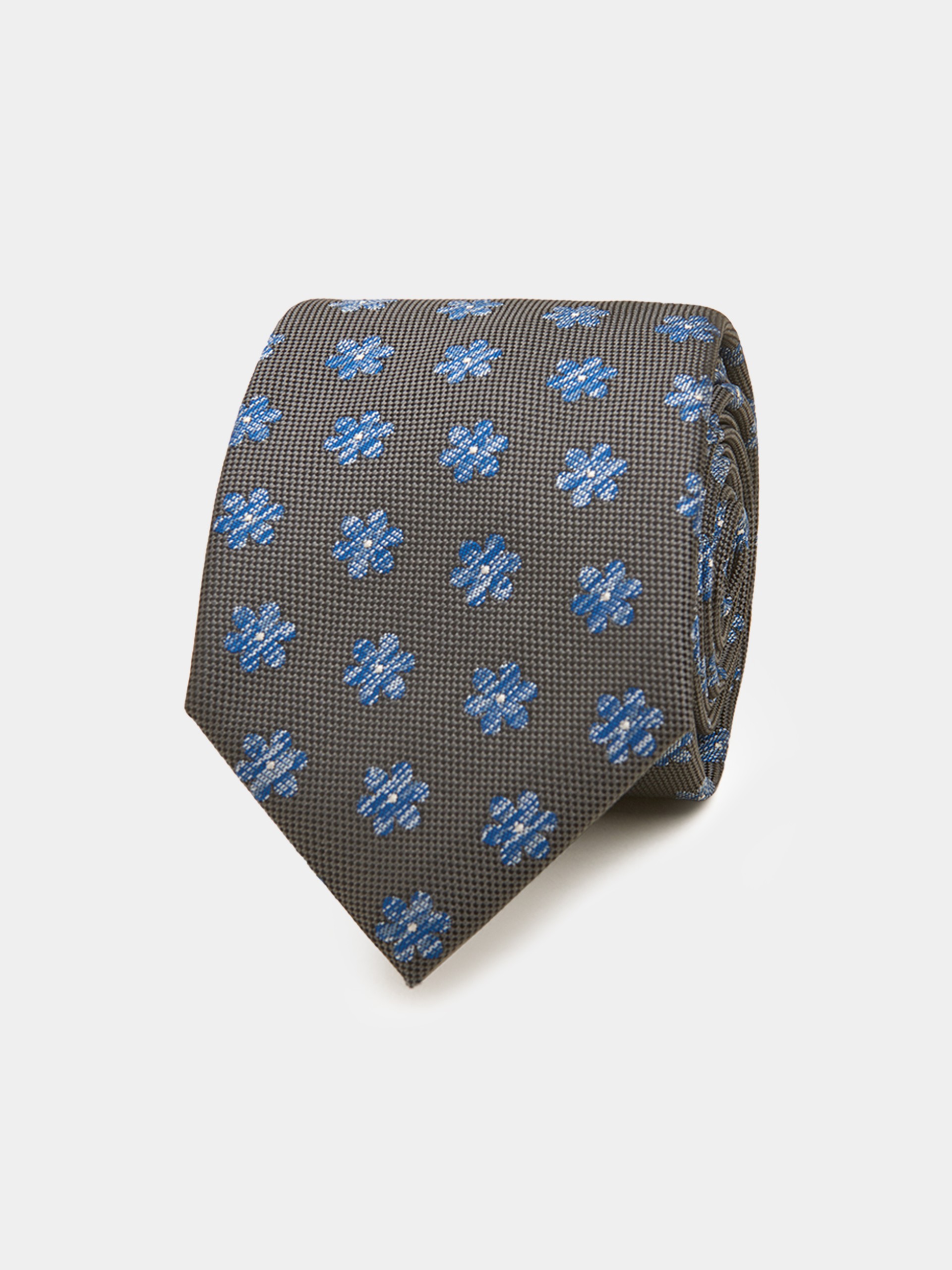 Corbata textura flores