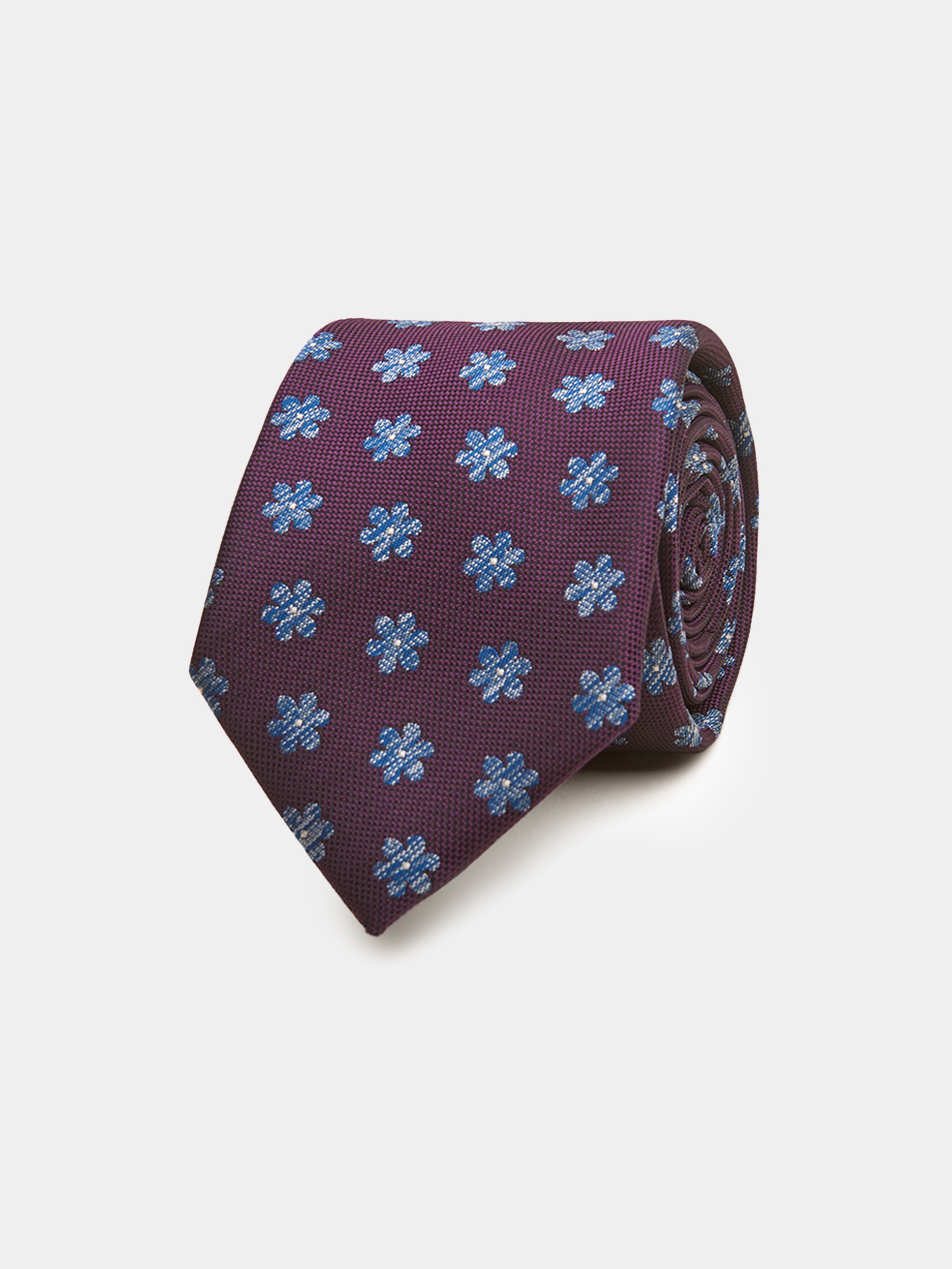 Corbata textura flores