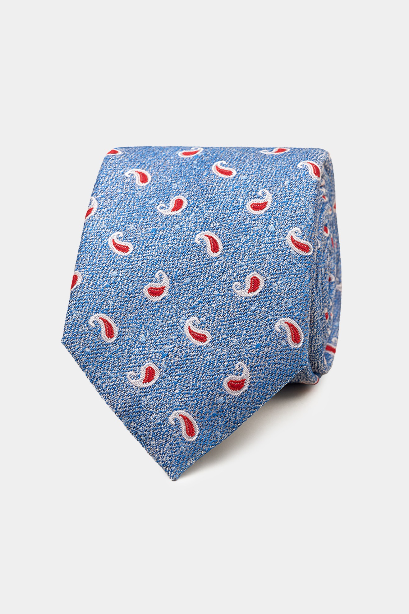 Corbata con estampado cornucopia
