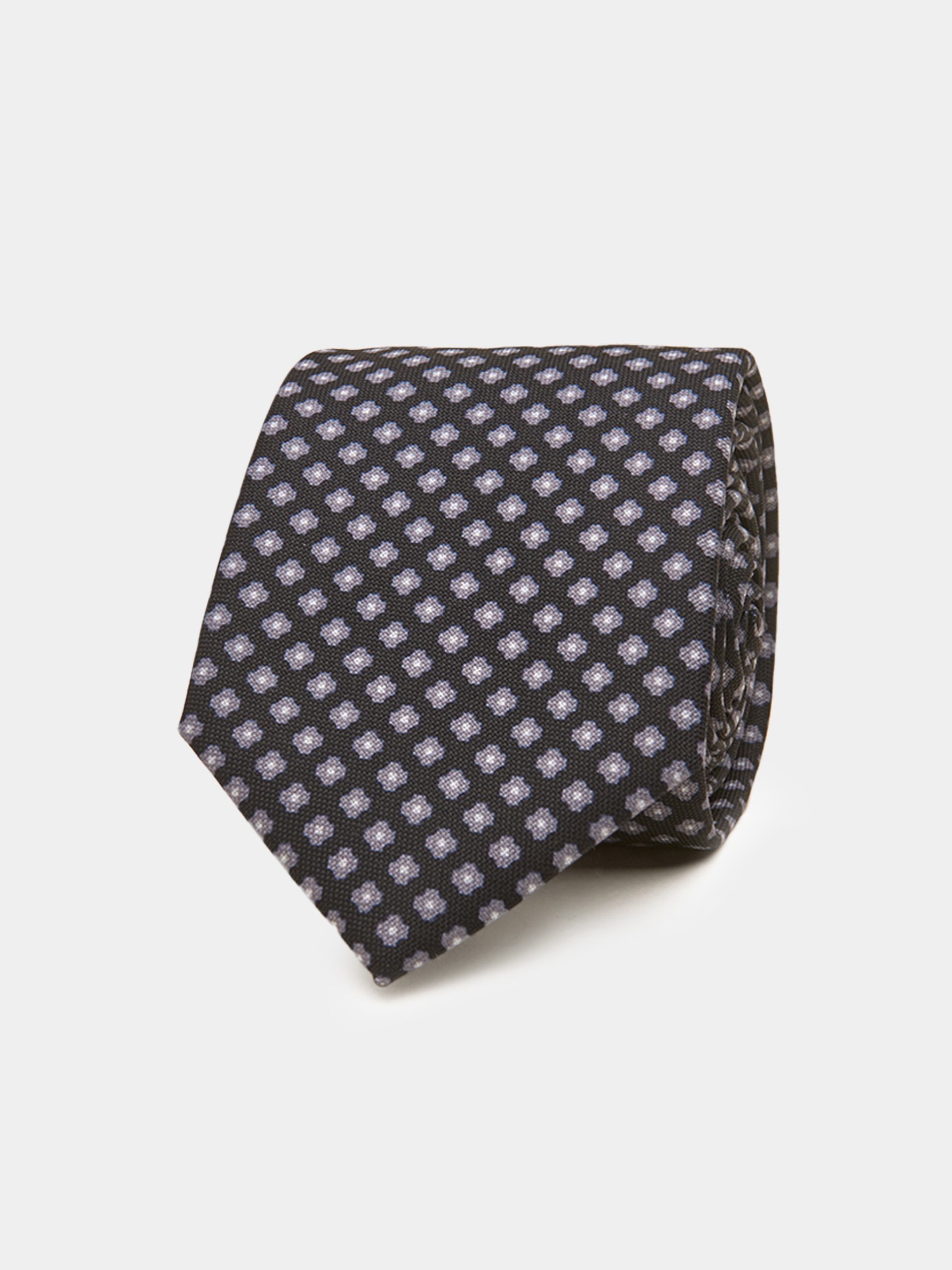 Corbata con motivos florales