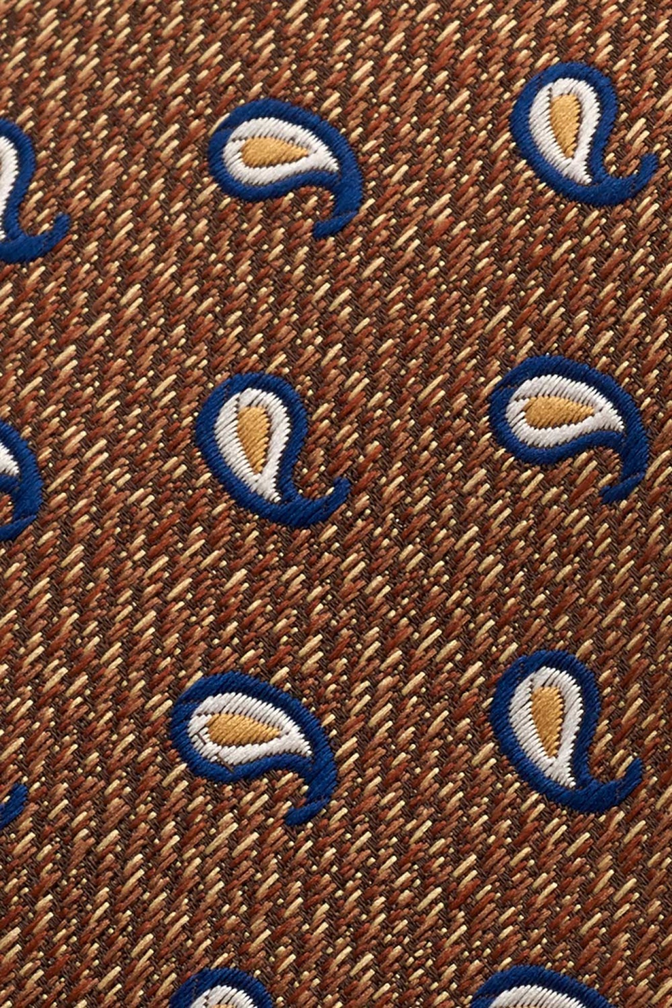 Corbata con estampado de cornucopias