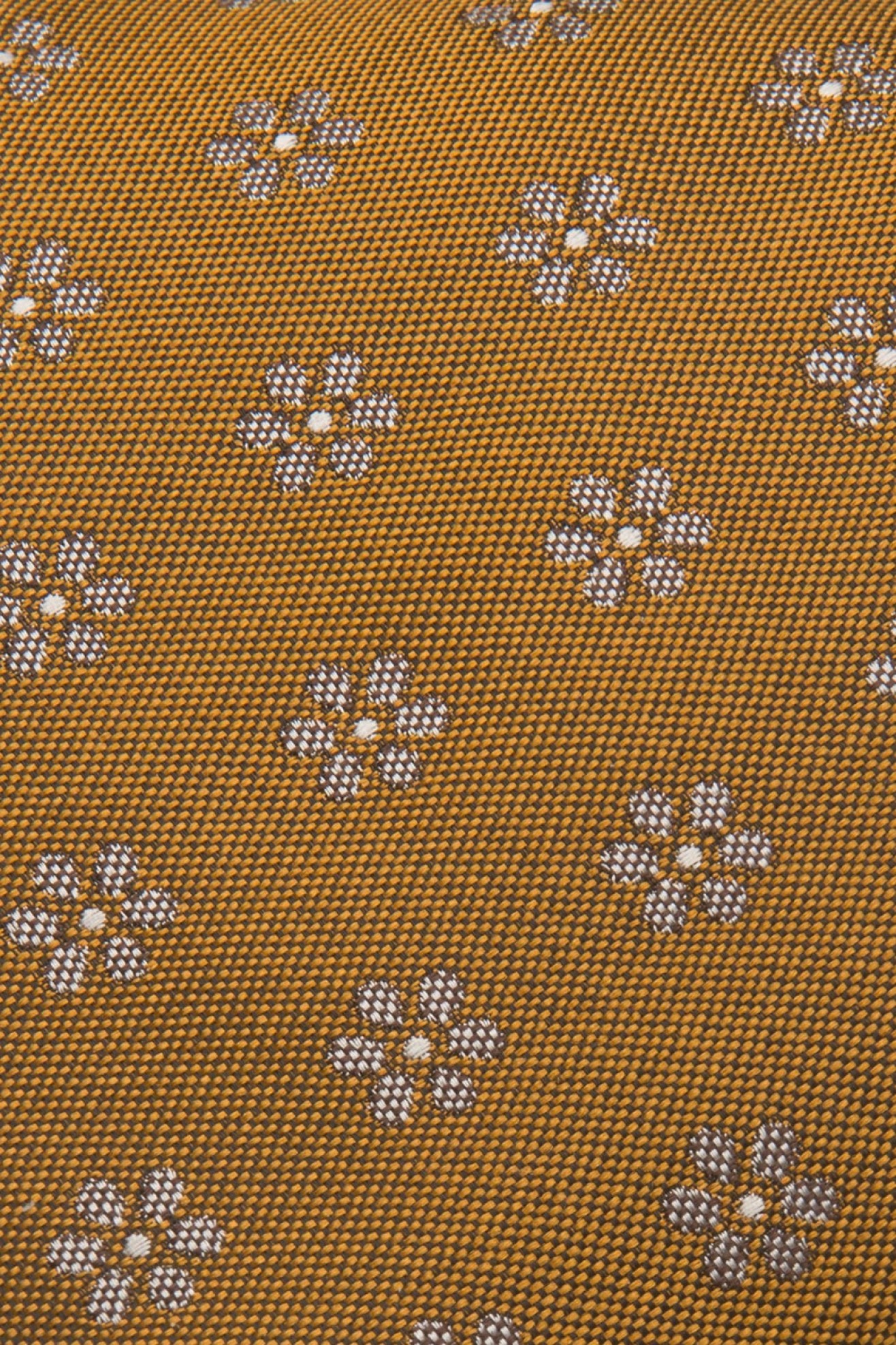 Gravata seda padrão flores