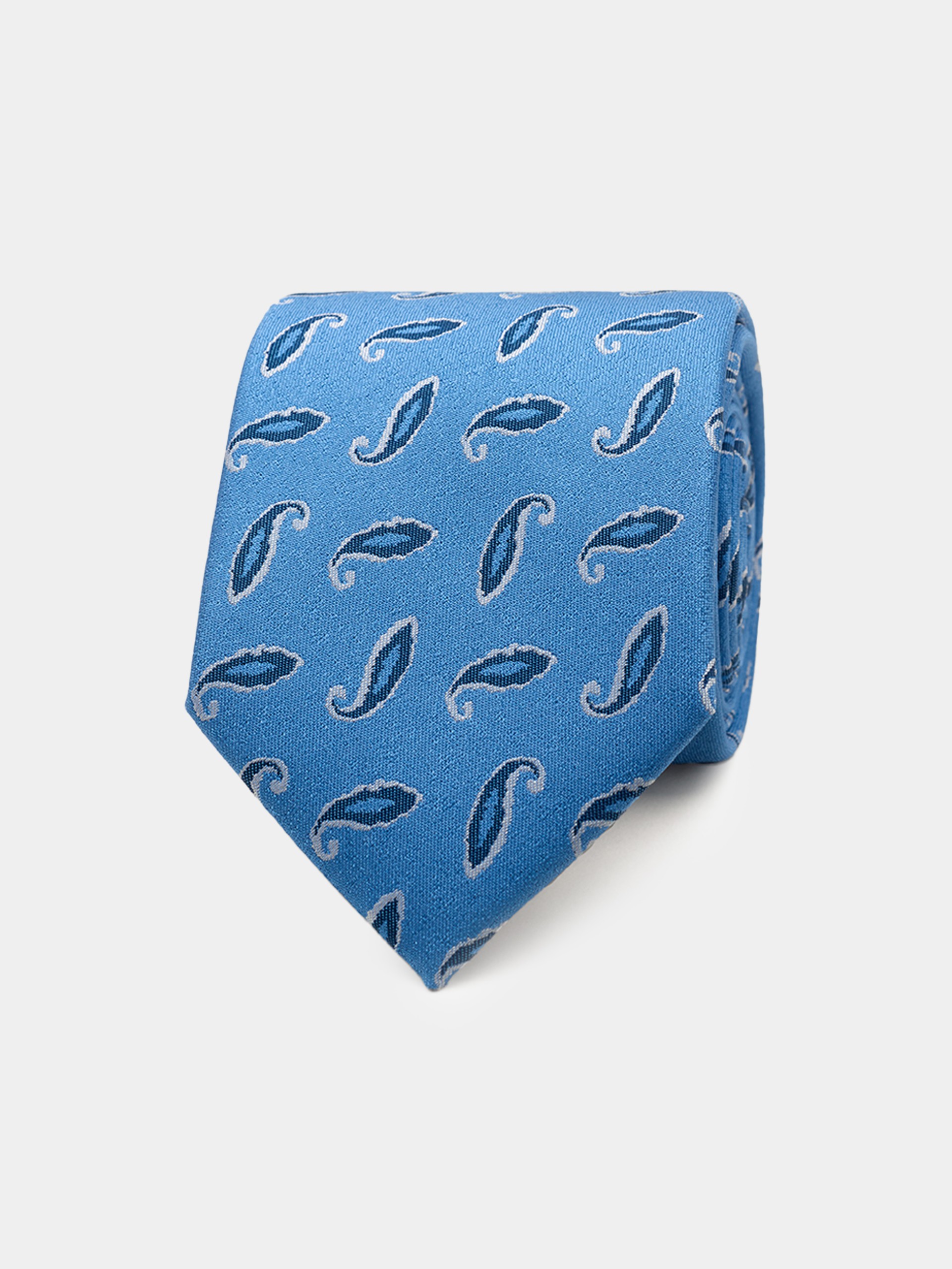 Corbata con estampado cornucopia