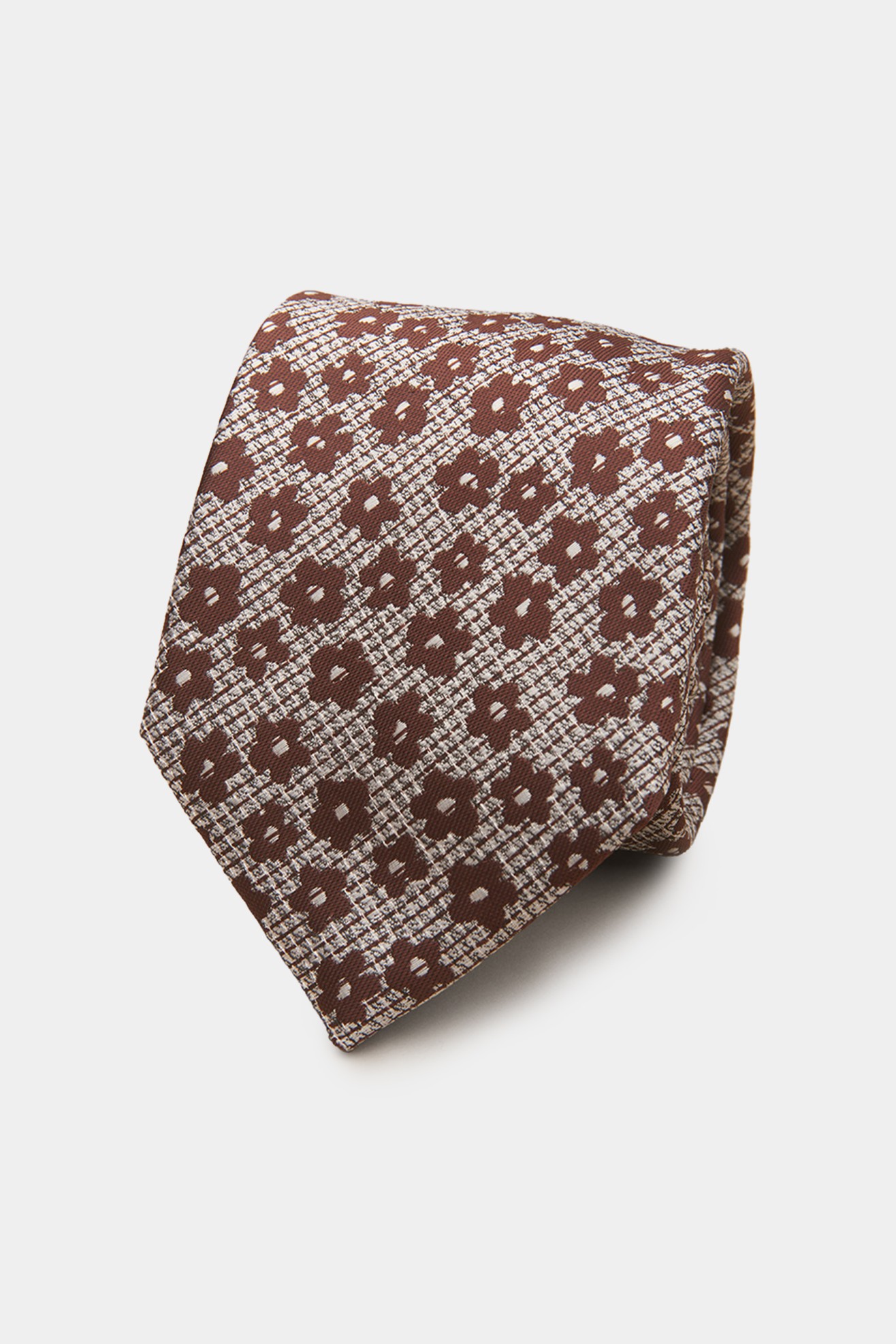 Corbata textura flores