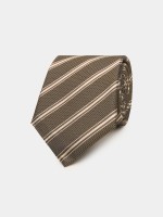 Corbata de seda a rayas