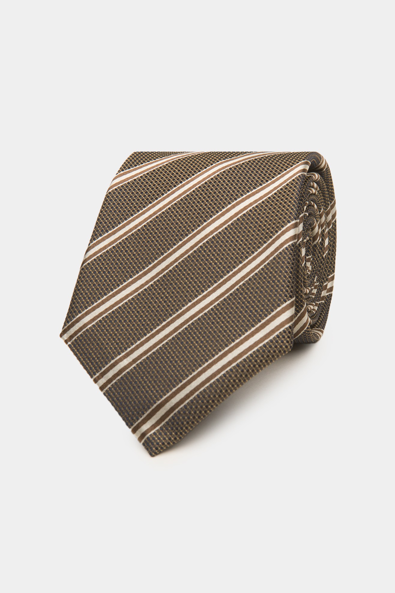 Corbata de seda a rayas