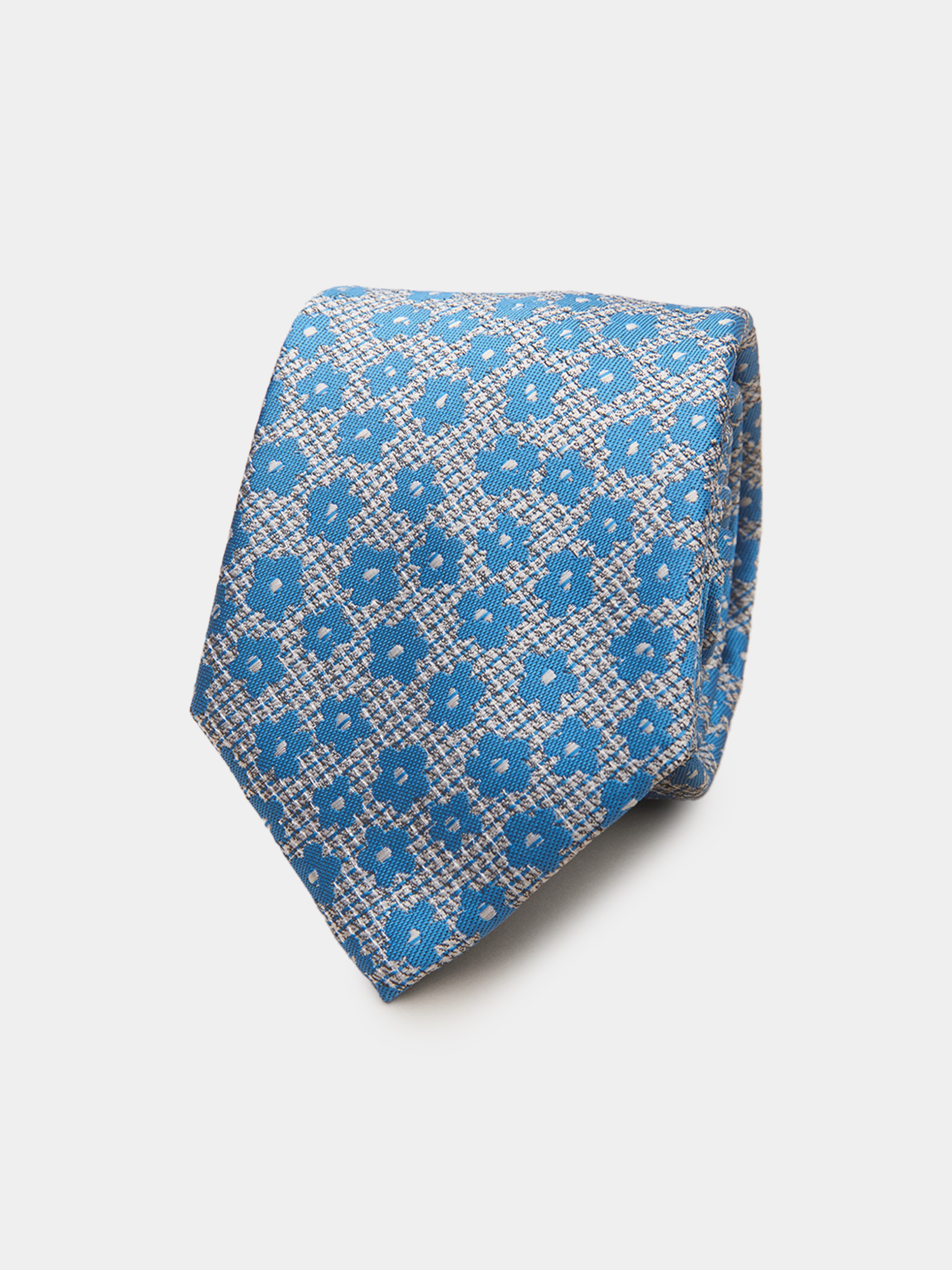 Corbata textura flores