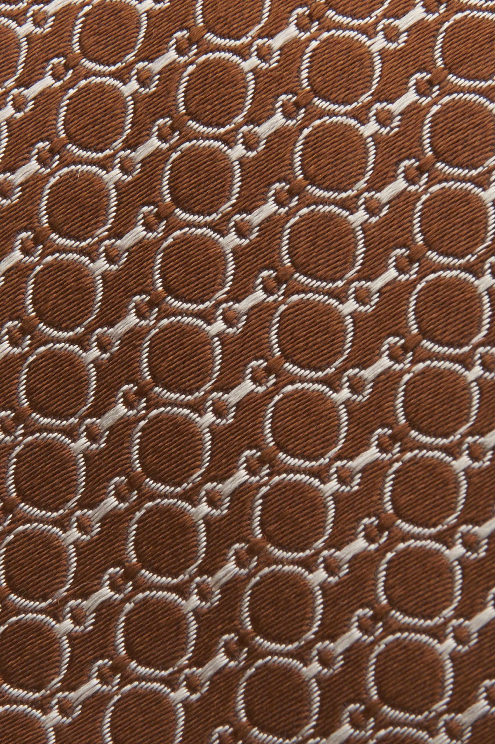 Corbata de seda estampada