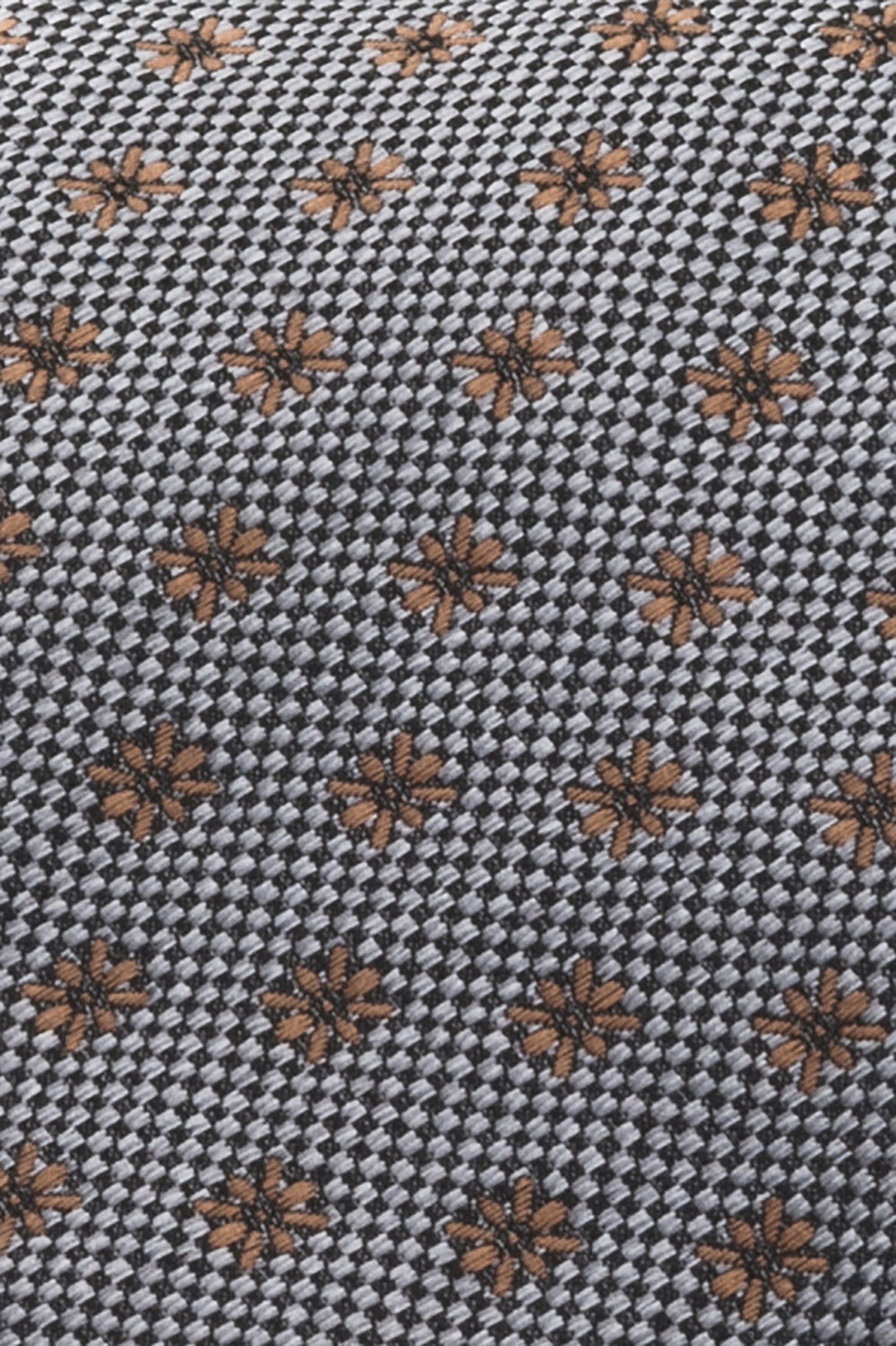 Corbata con estampado de flores