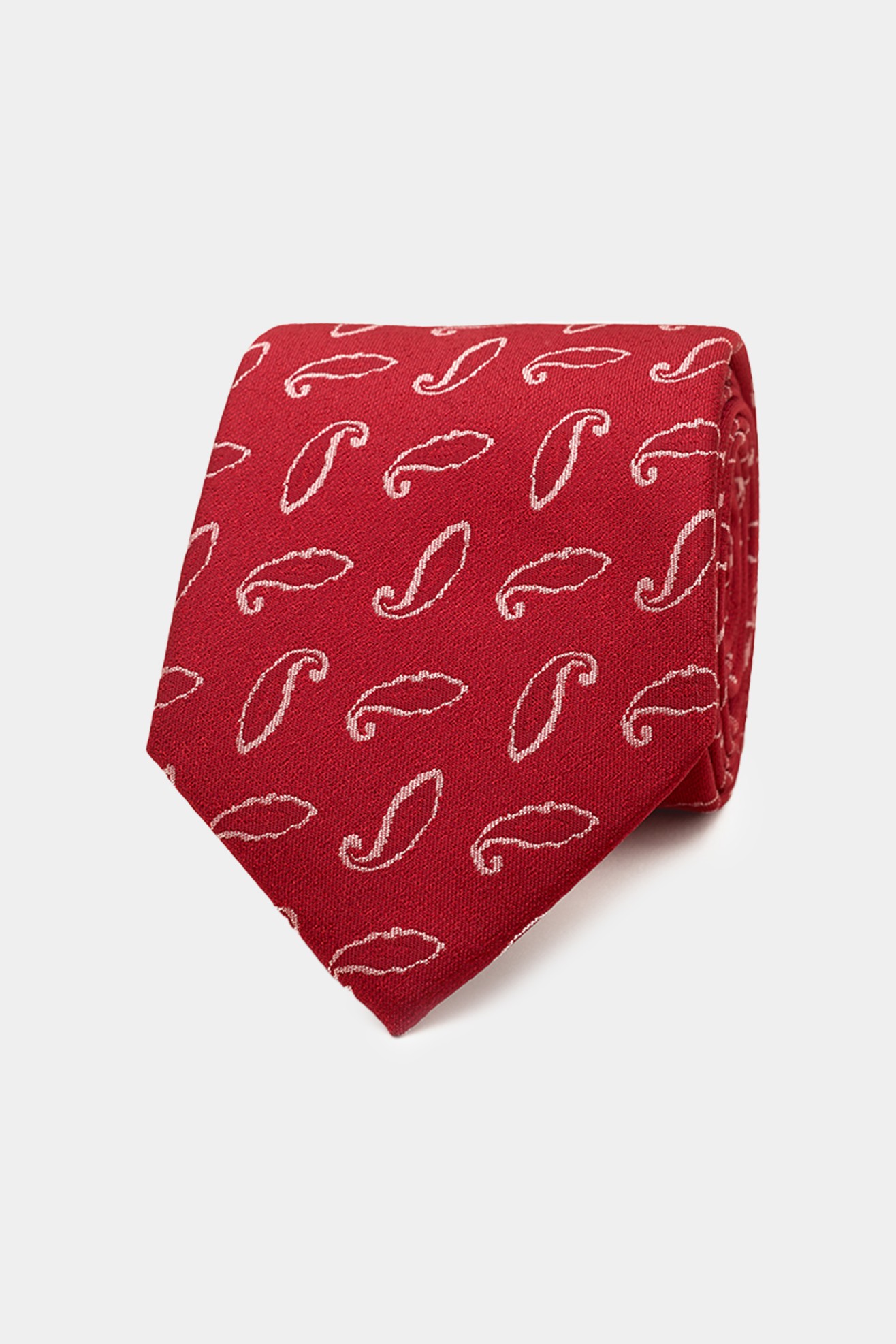 Corbata con estampado cornucopia