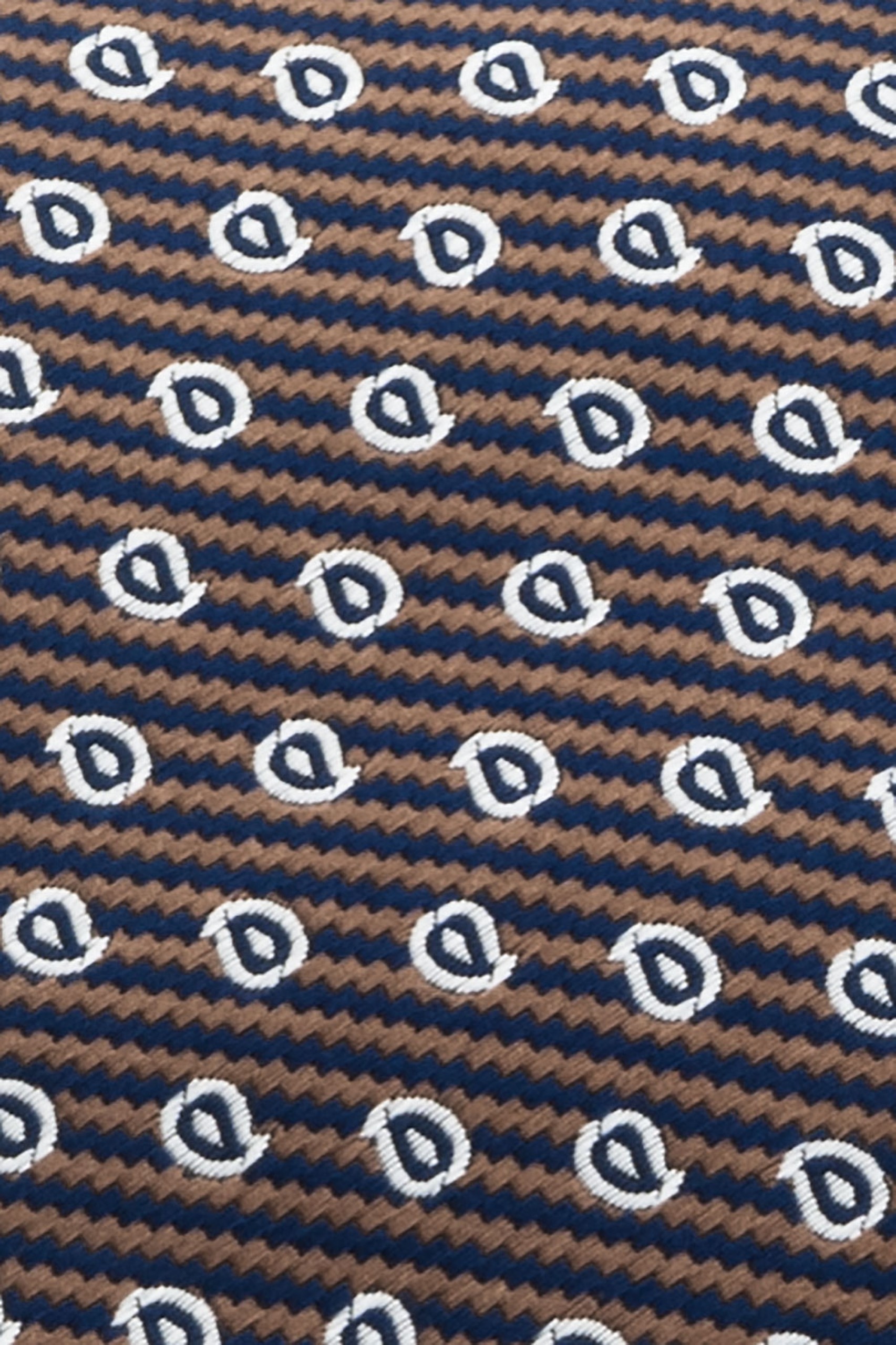 Corbata con estampado cornucopia