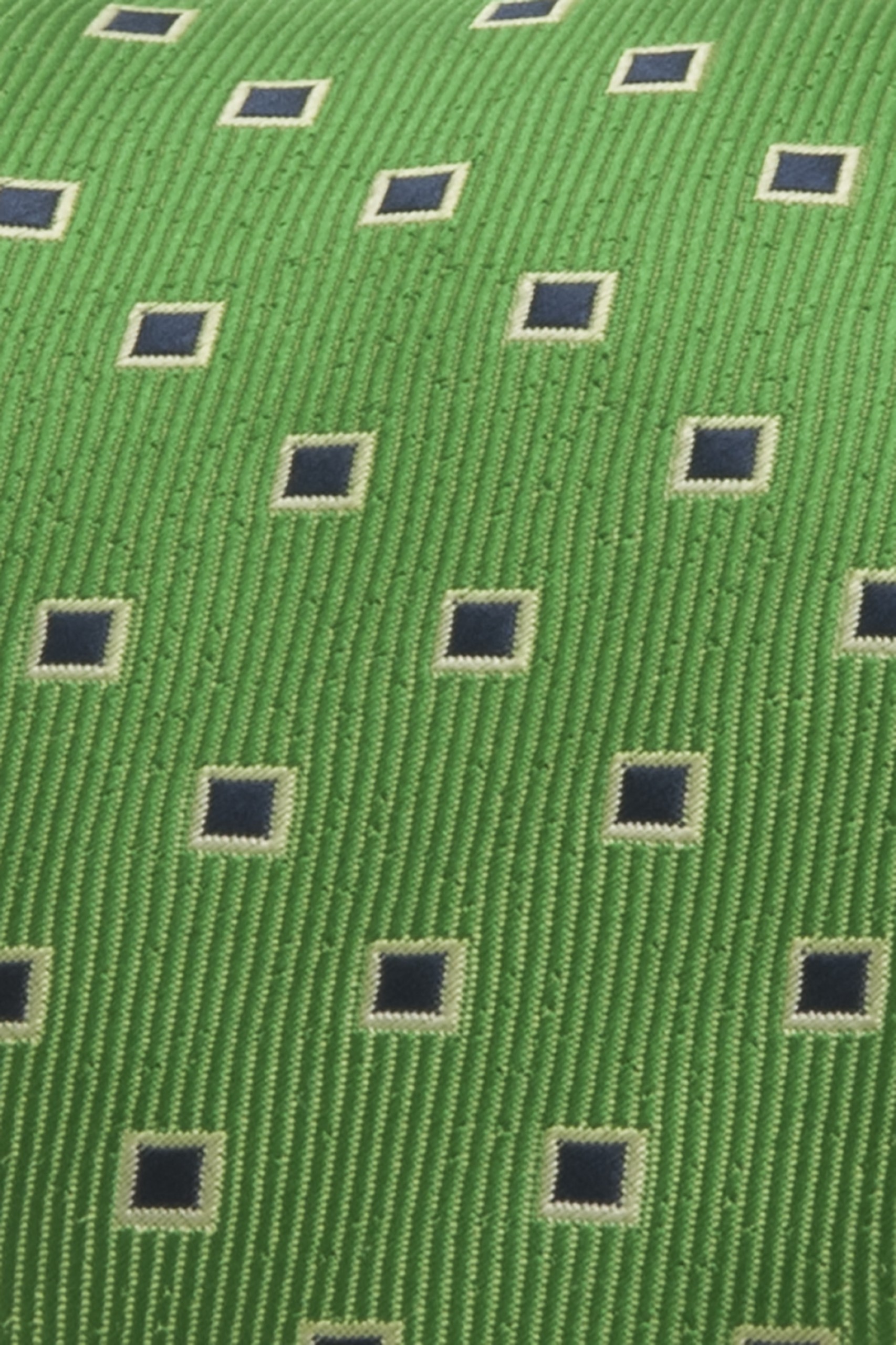 Corbata con estampado de cuadrados