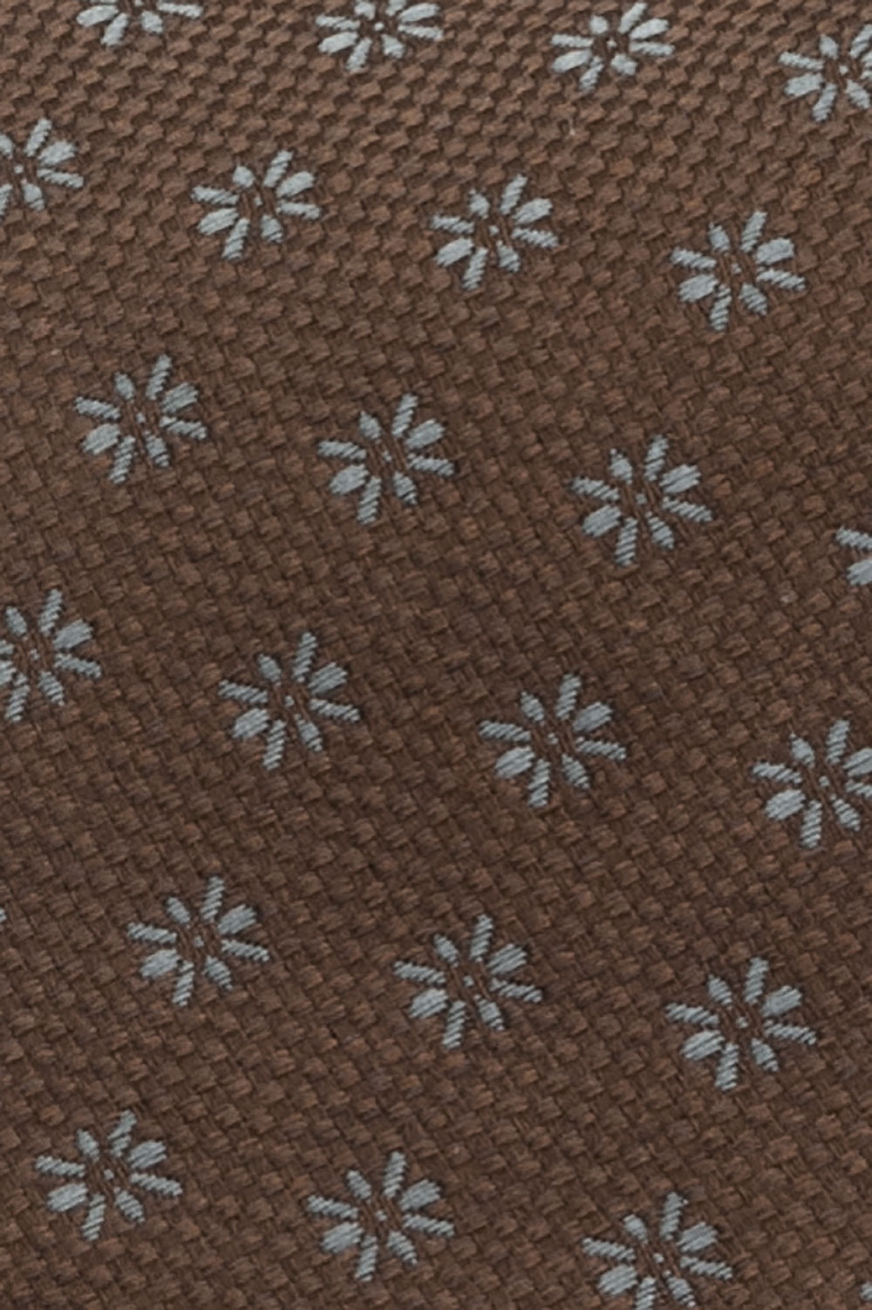 Corbata con estampado de flores