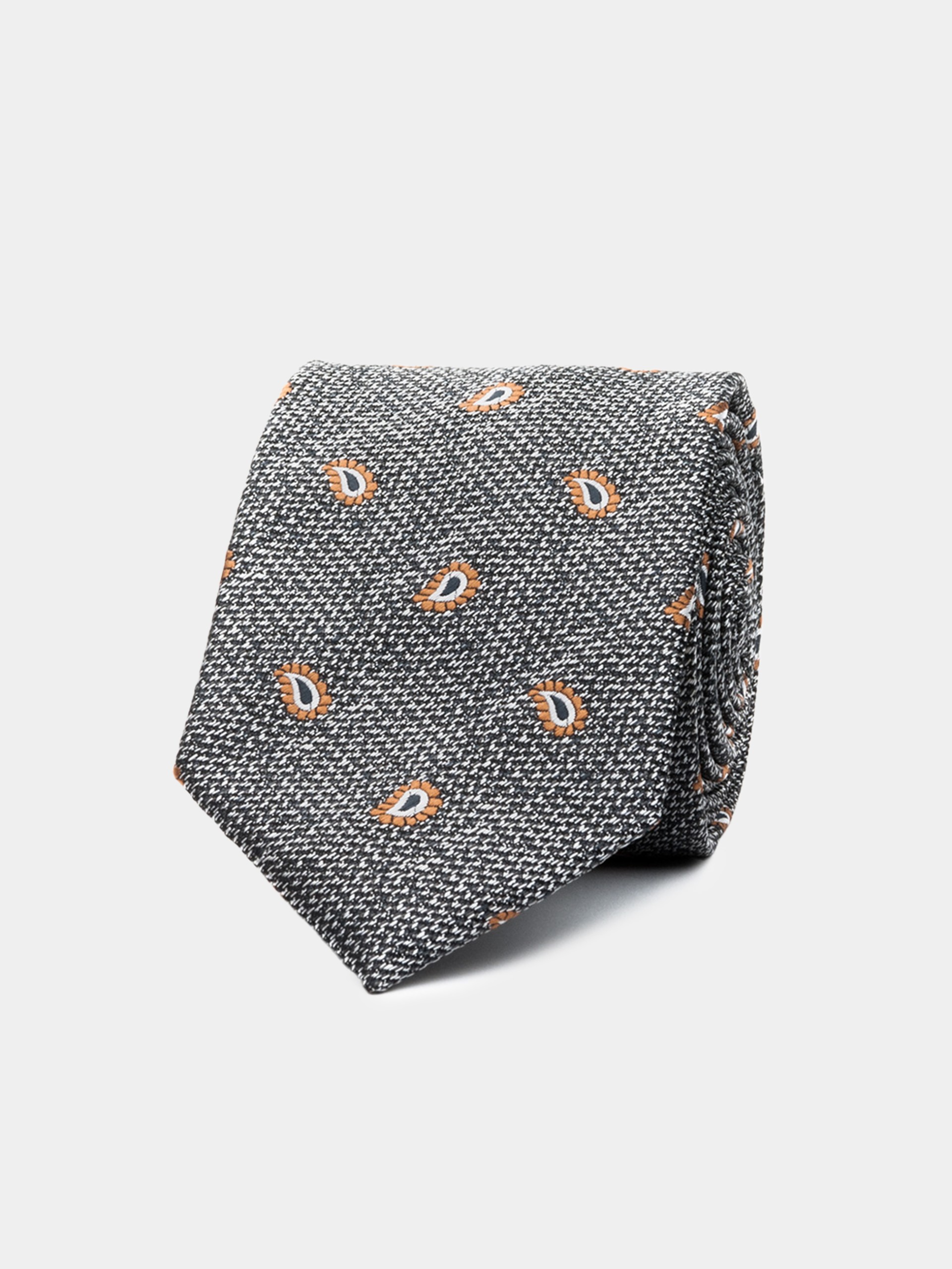 Corbata con estampado cornucopia