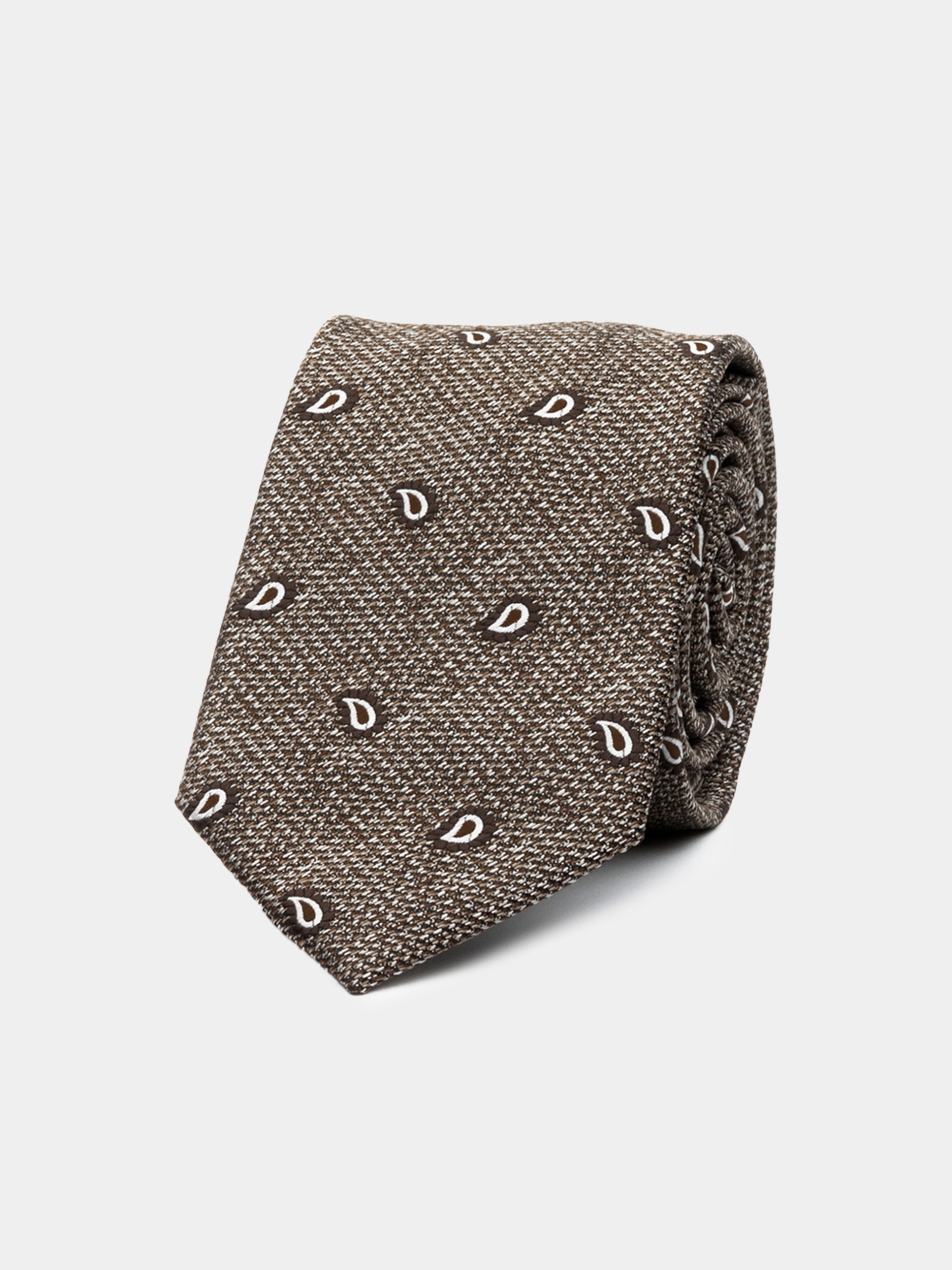 Corbata con estampado cornucopia