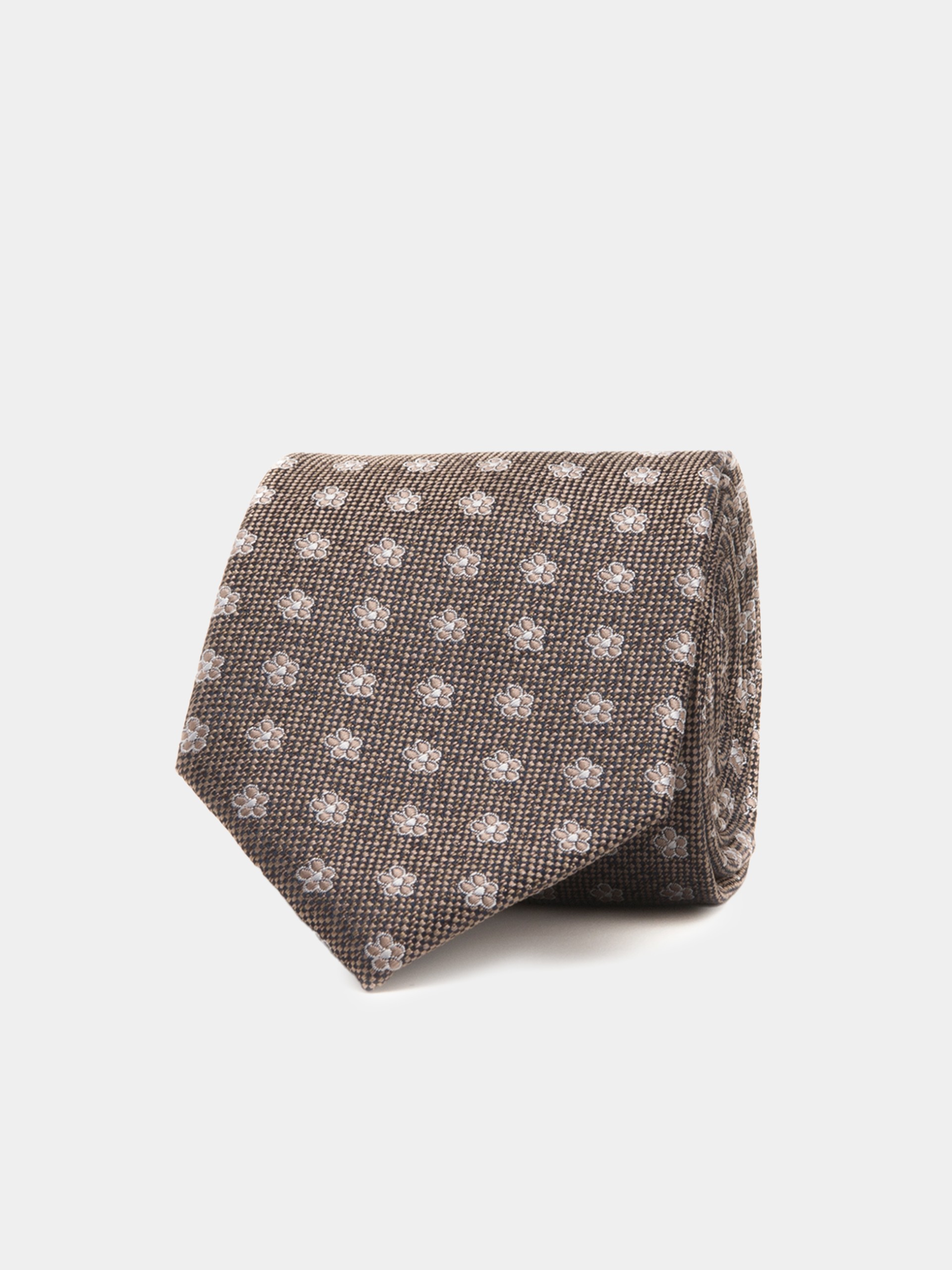 Corbata con estampado floral