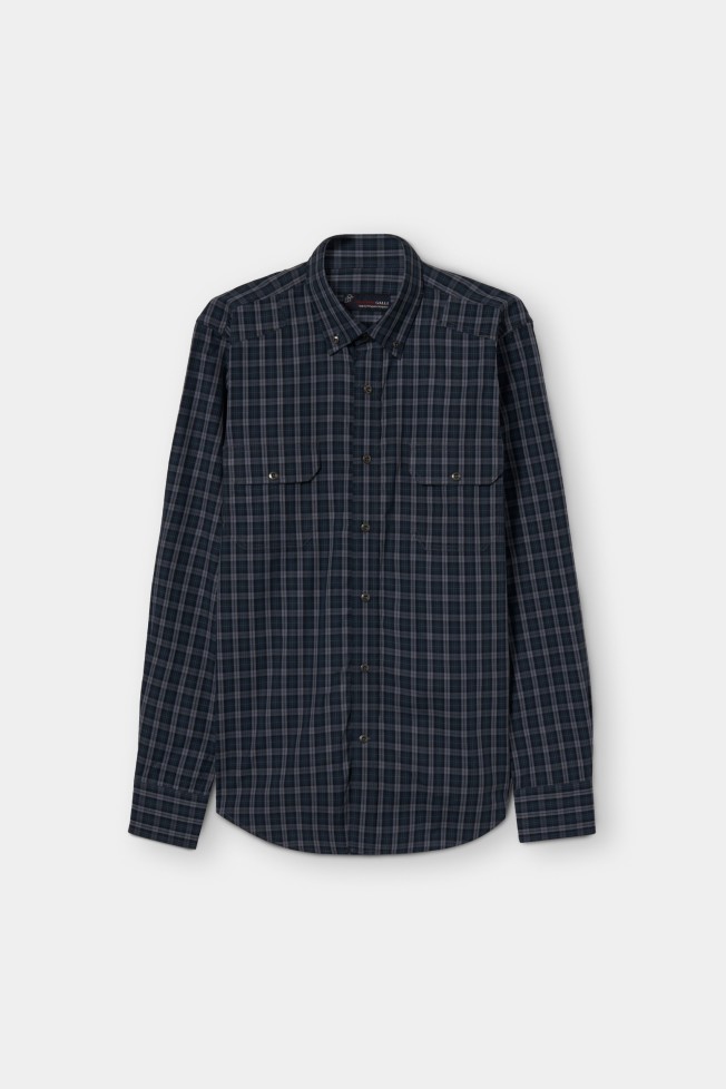Camisa xadrez slim fit
