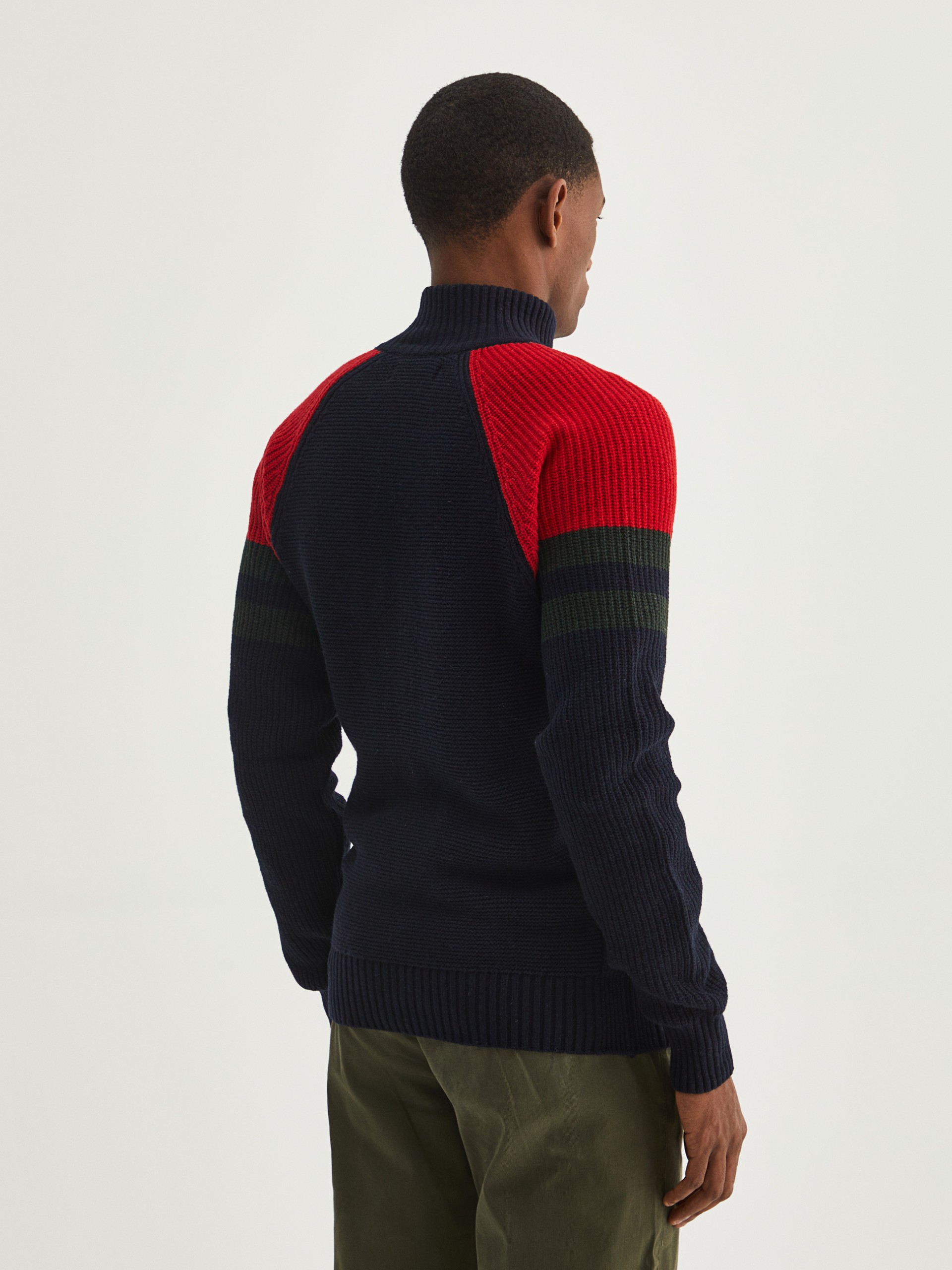 Chaqueta de punto con cremallera