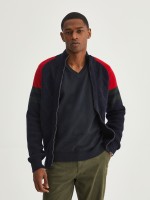 Chaqueta de punto con cremallera 