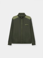 Casaco de malha combinado