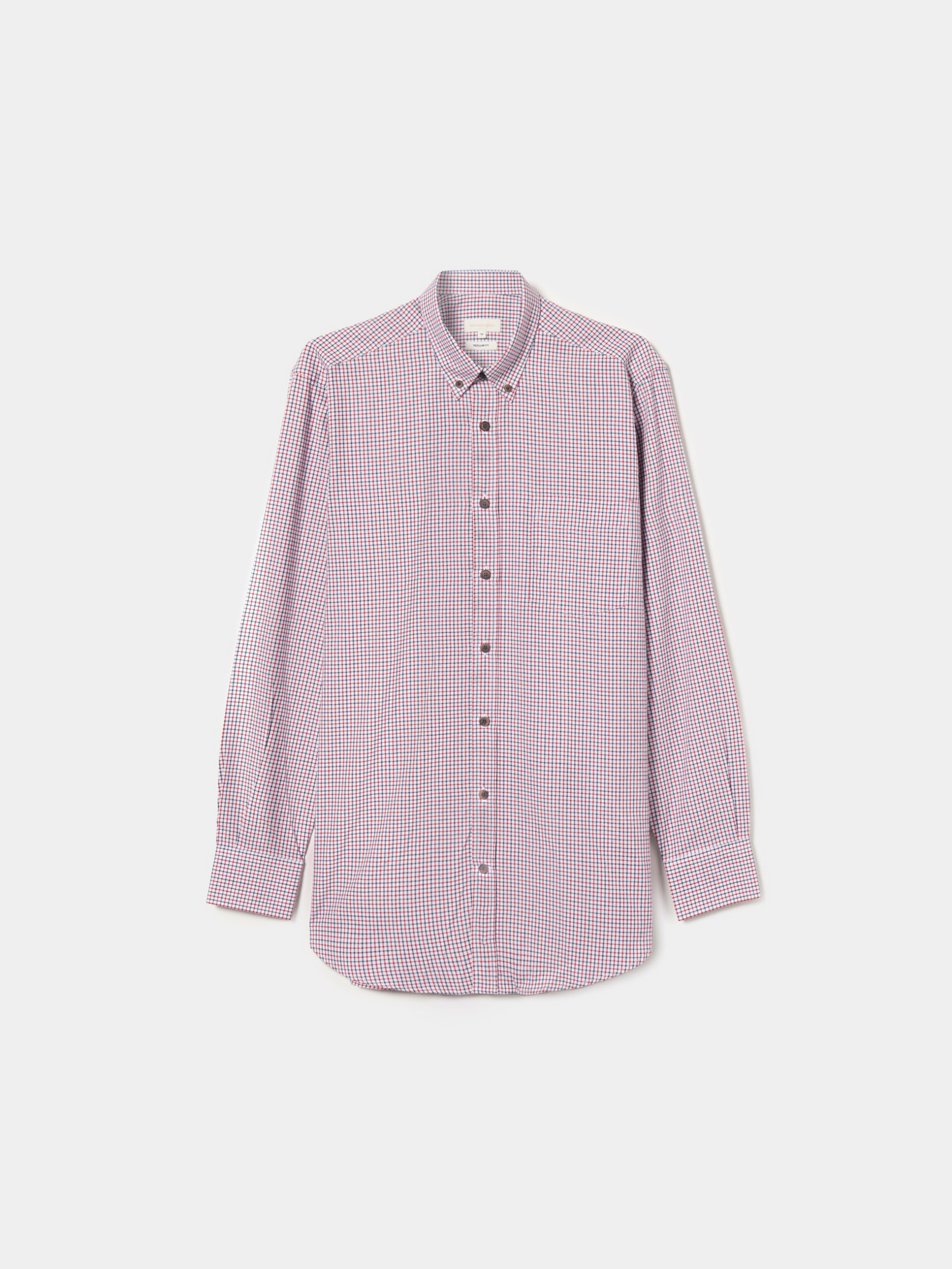 Camisa regular fit a cuadros