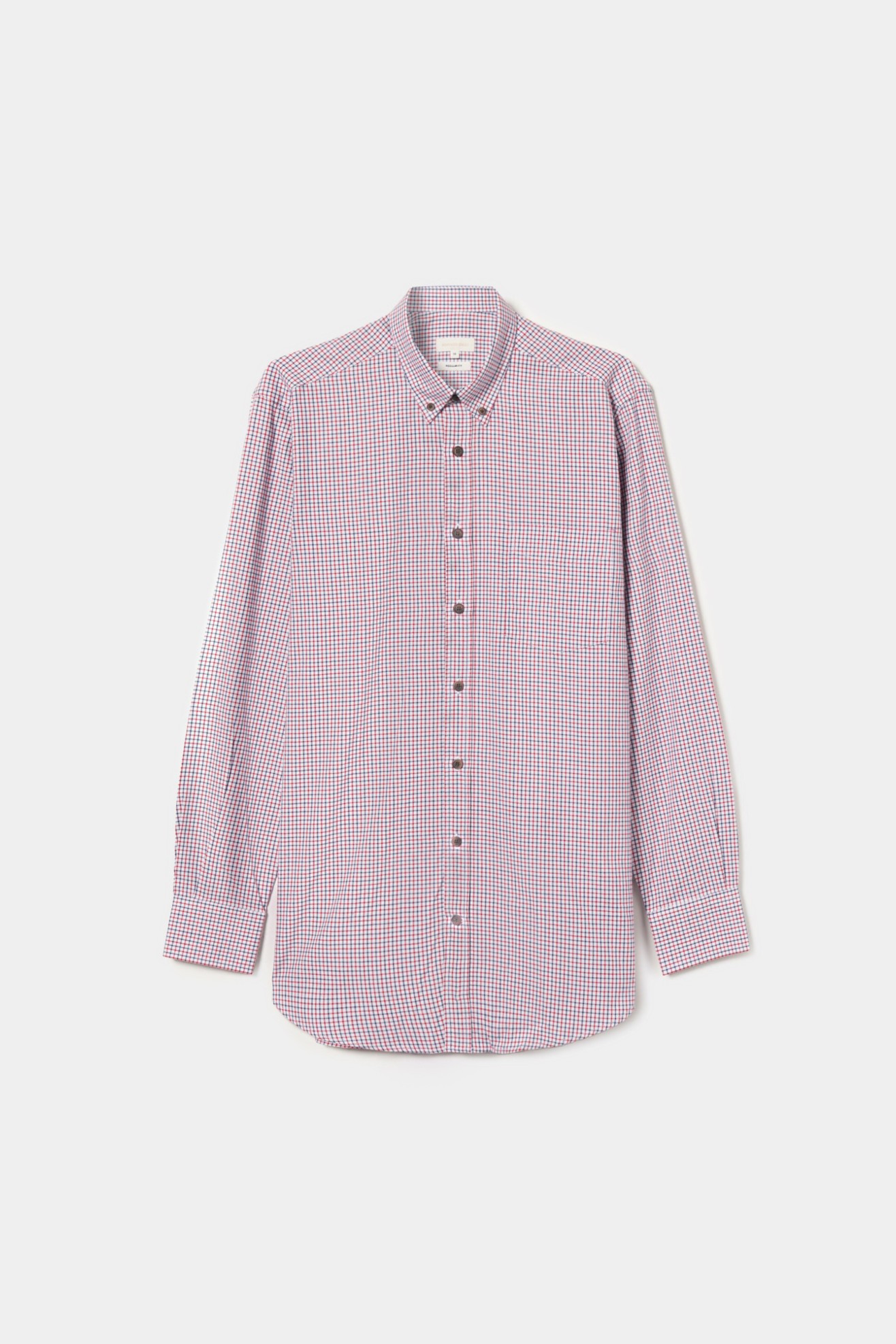 Camisa regular fit a cuadros 