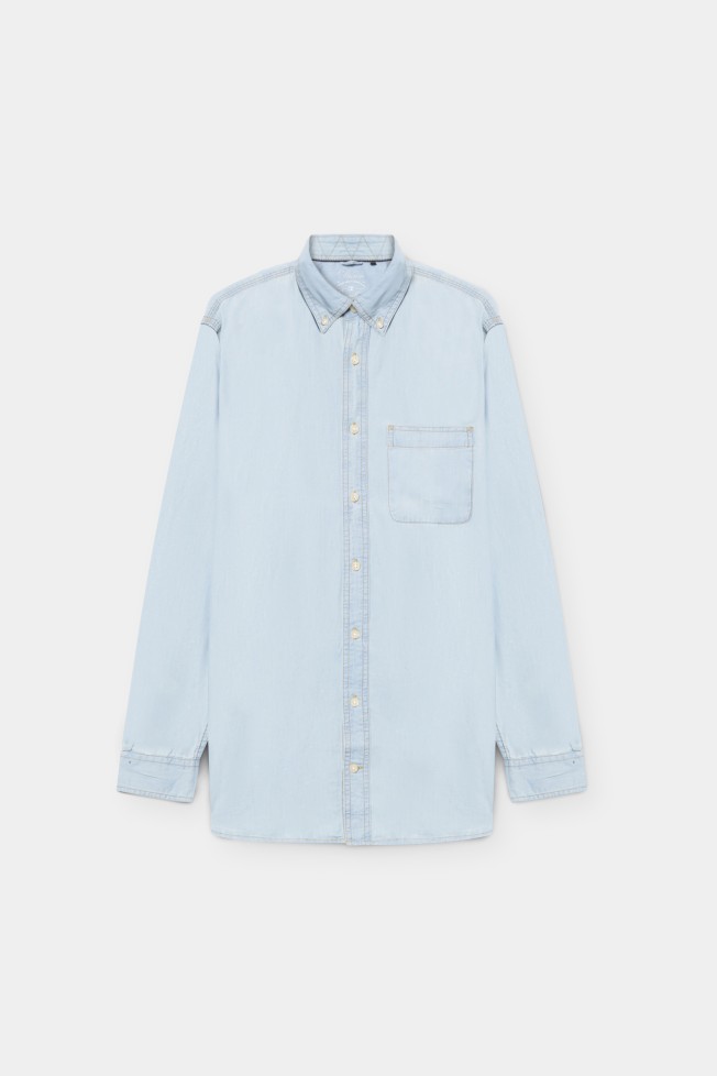 Camisa deportiva denim