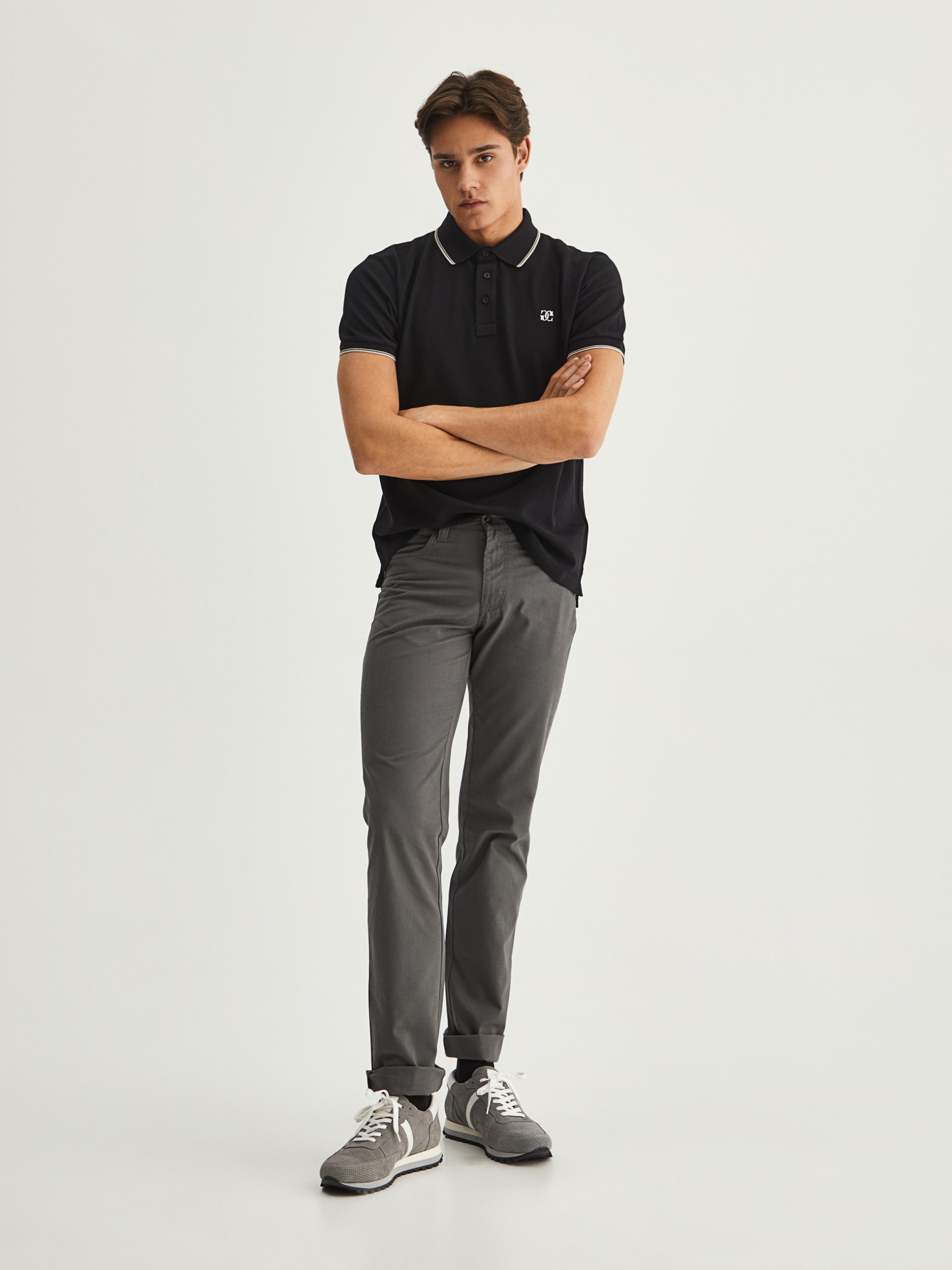 Polo piqué manga corta