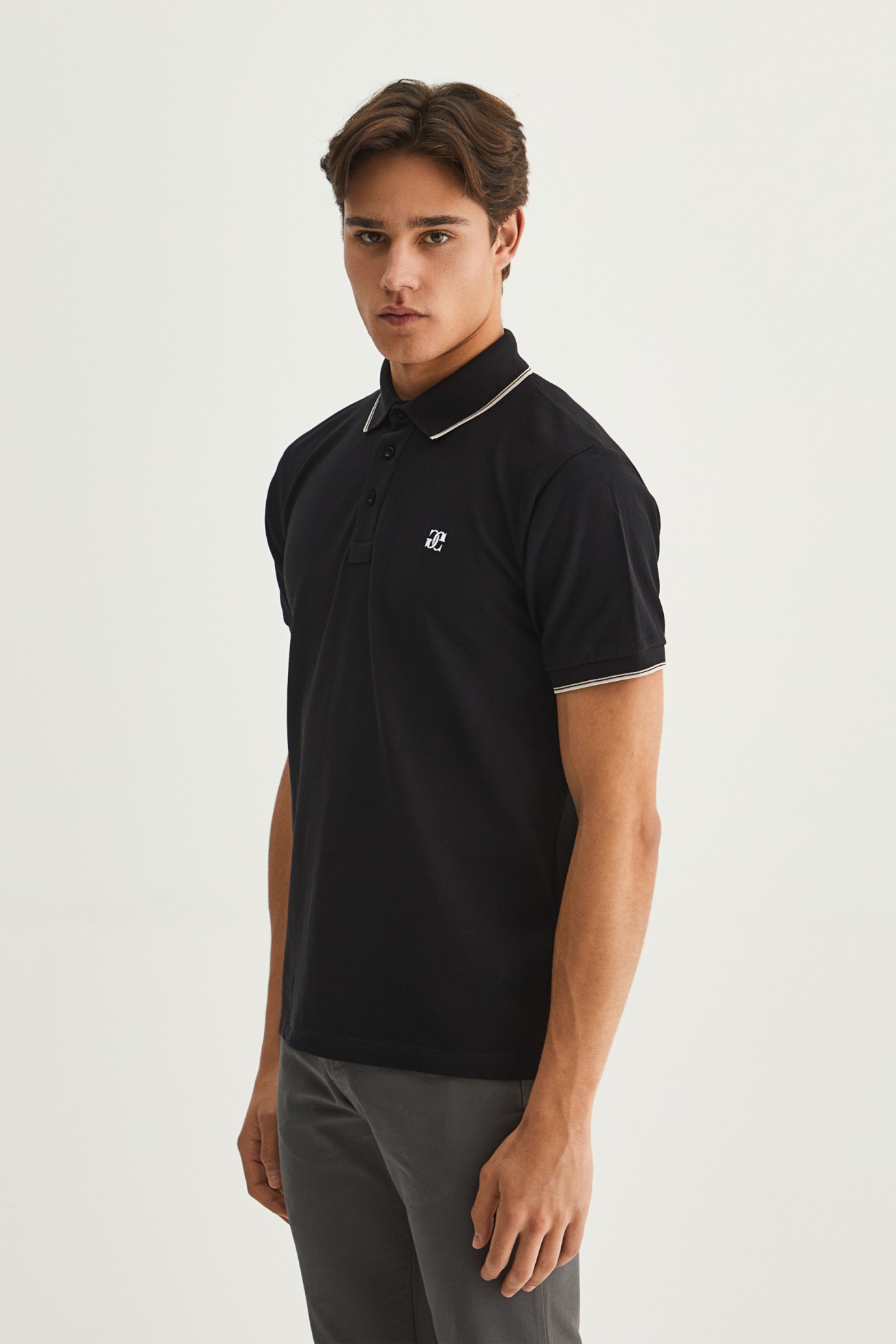 Polo piqu manga corta