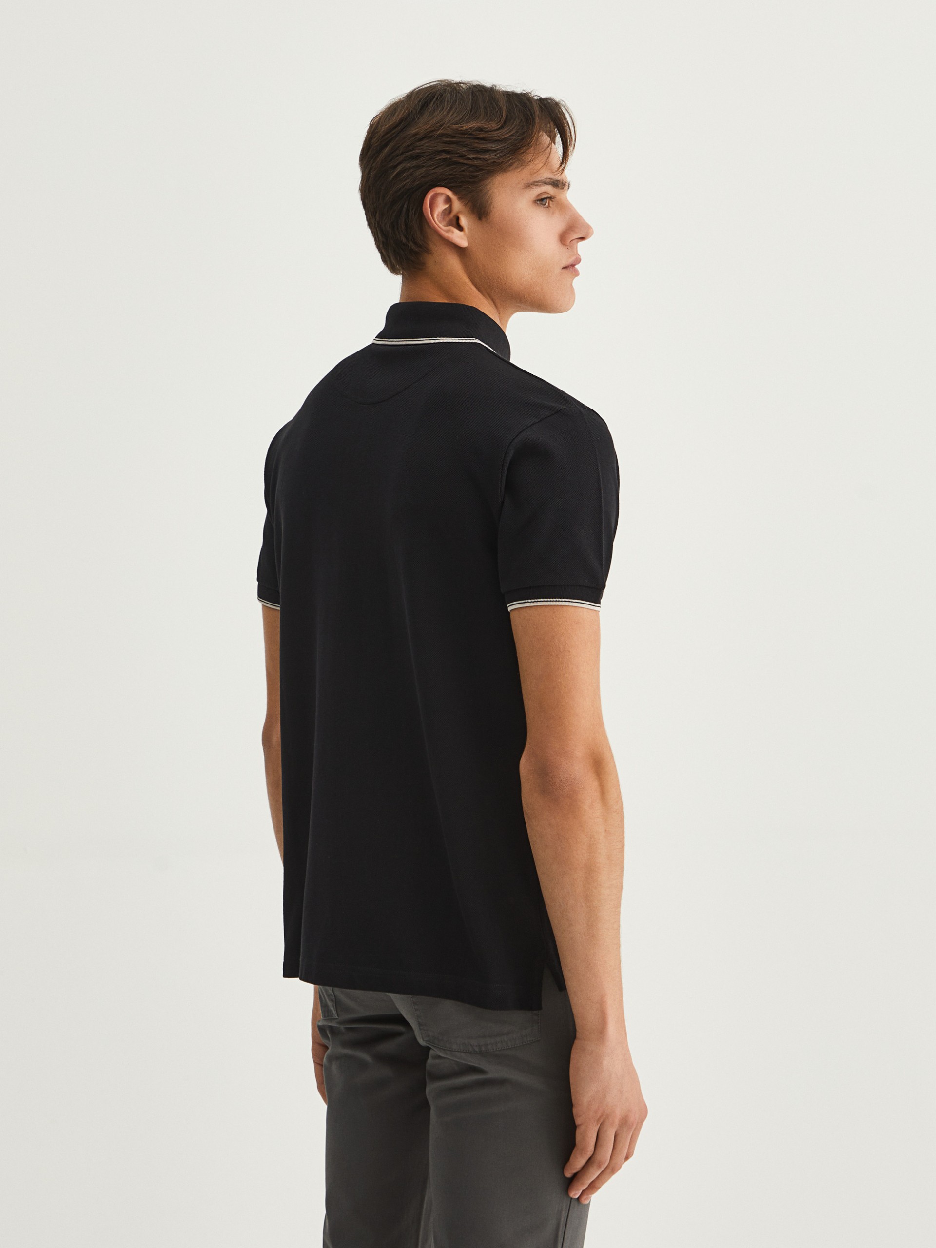 Polo piqué manga corta