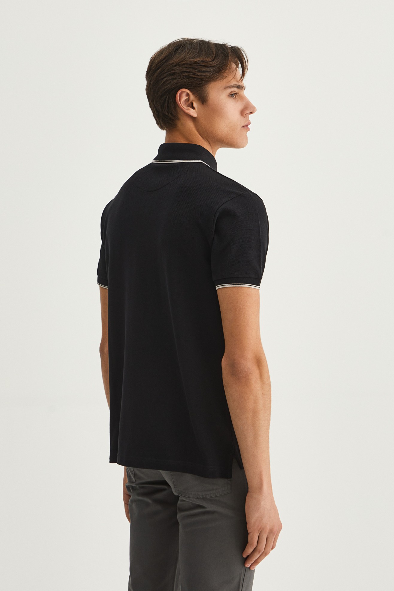 Polo piqu manga corta