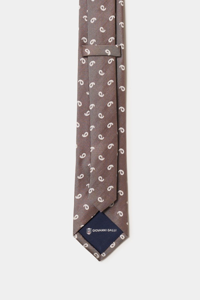 Corbata con estampado cornucopia Corbata con estampado cornucopia