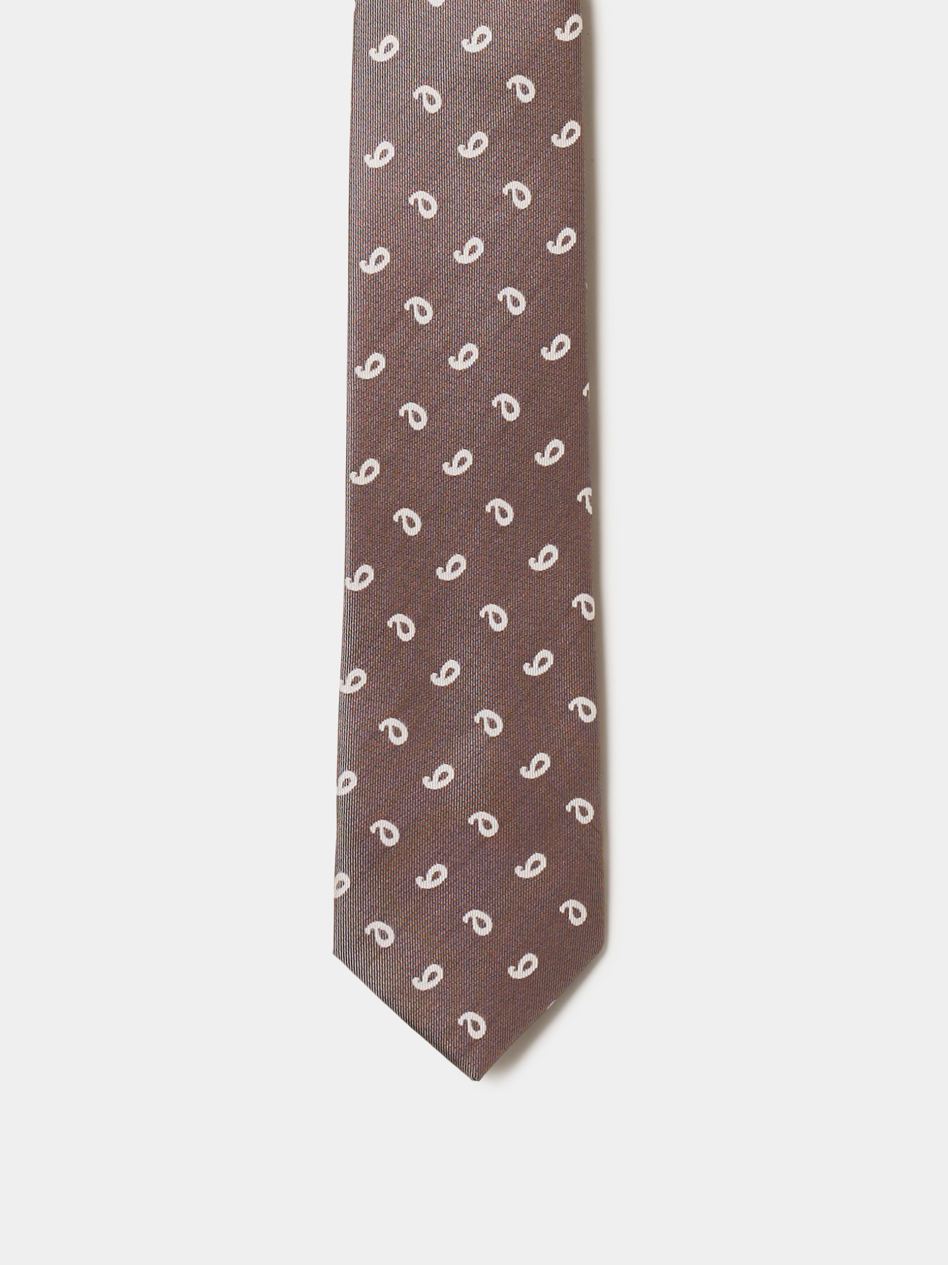 Corbata con estampado cornucopia