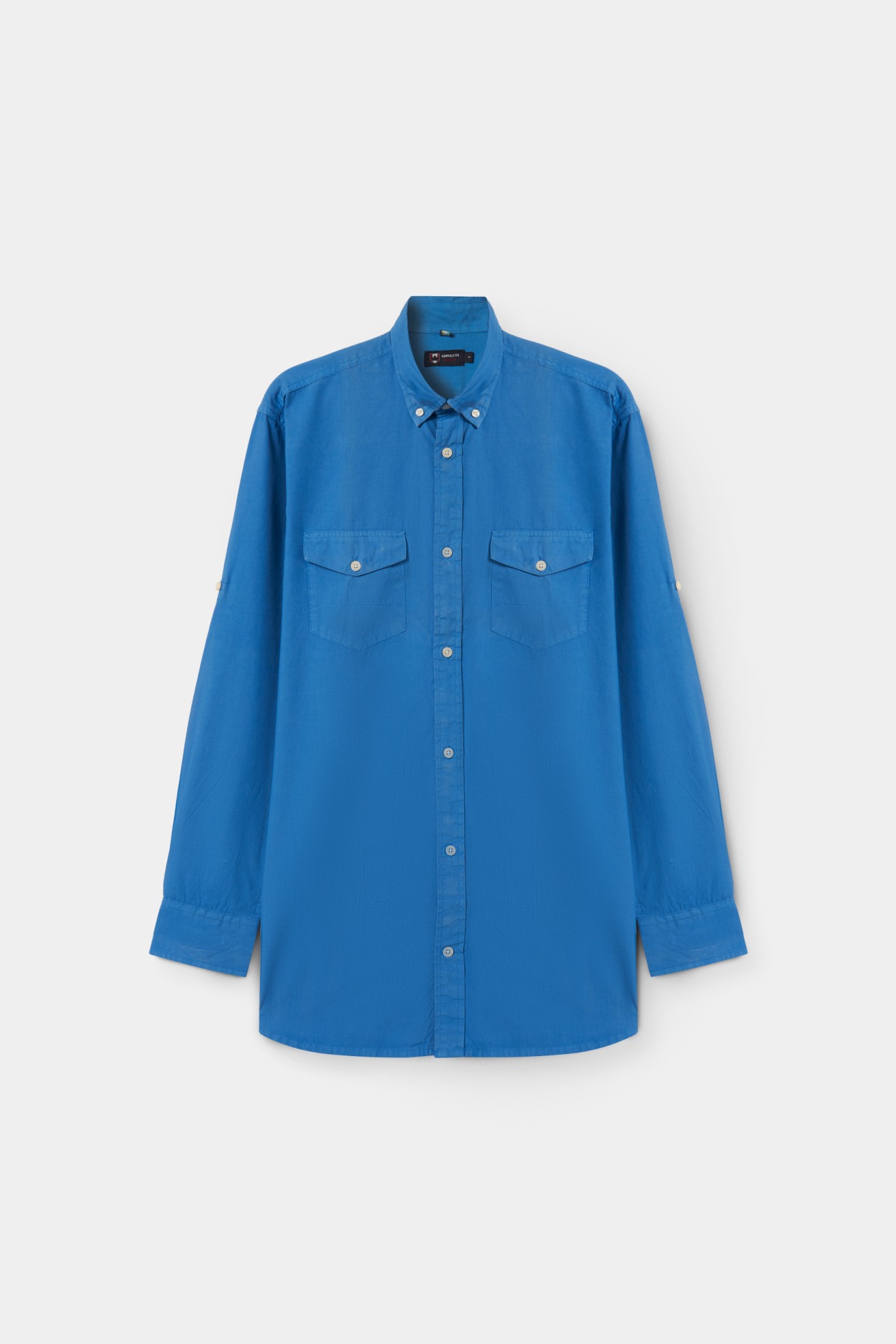 Camisa com bolsos regular fit