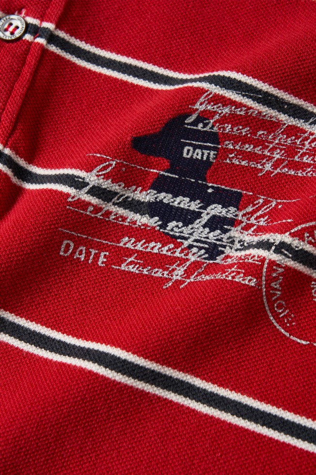 Polo piqu manga curta