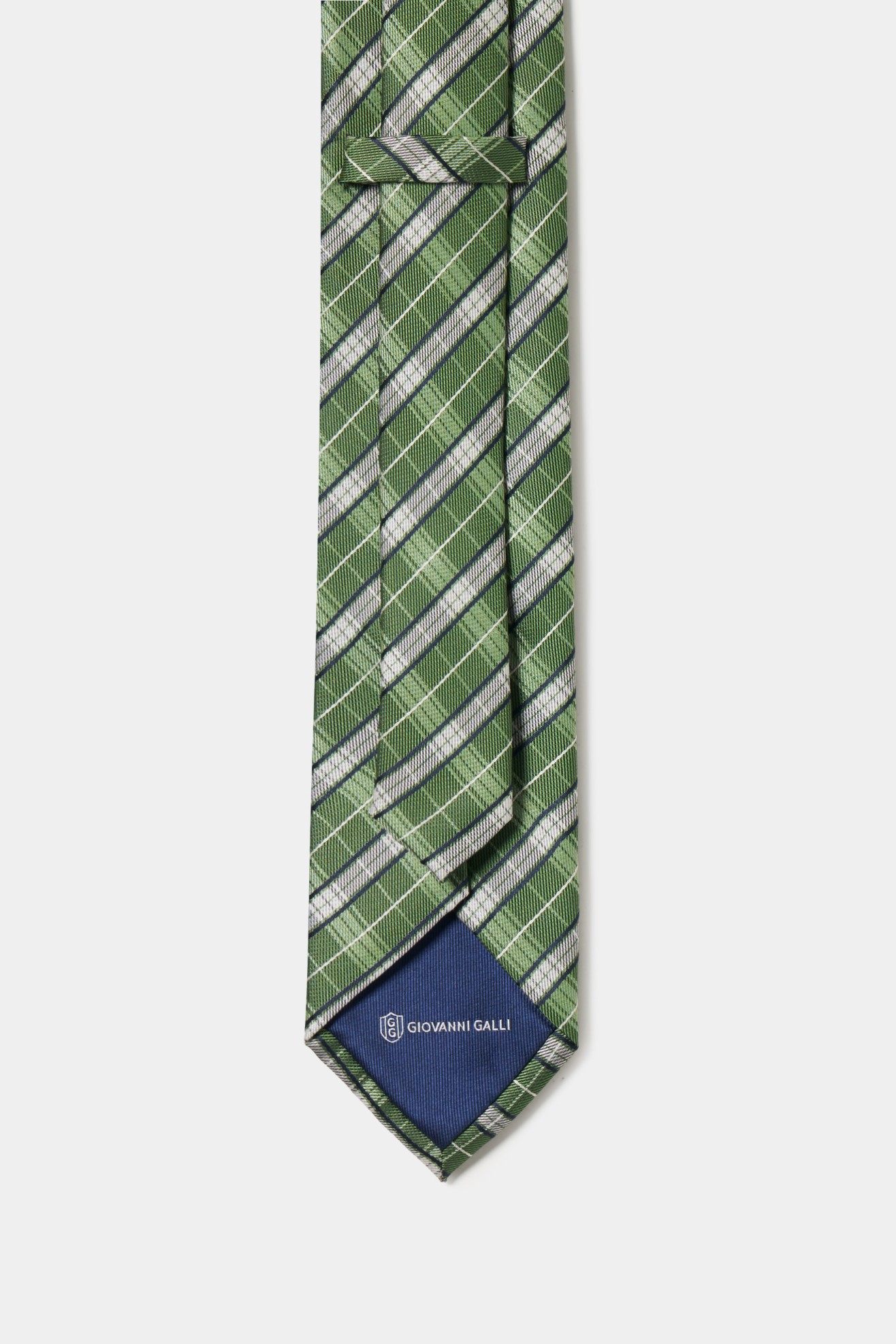 Corbata con estampado de cuadros