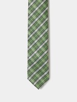 Corbata con estampado de cuadros