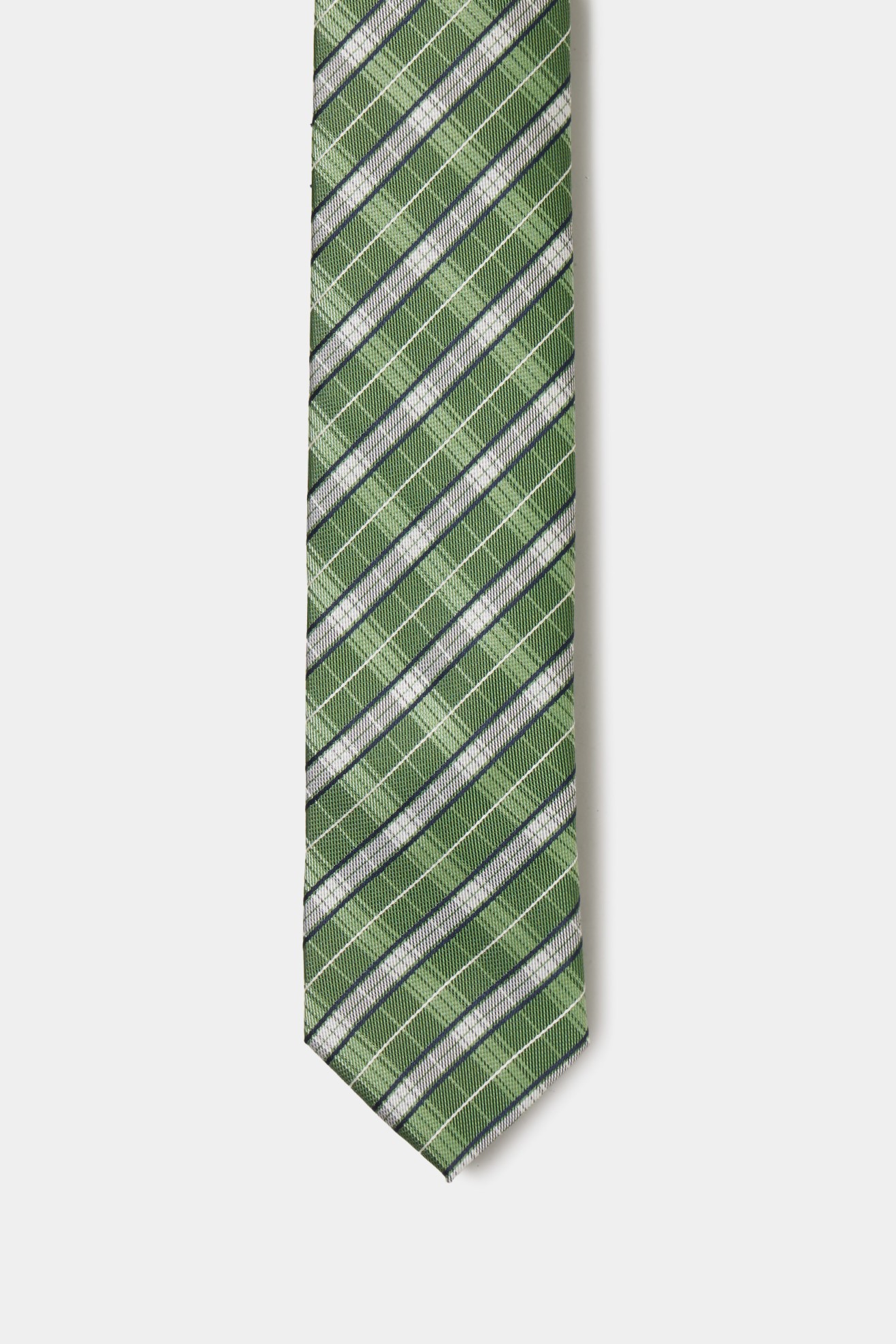 Corbata con estampado de cuadros