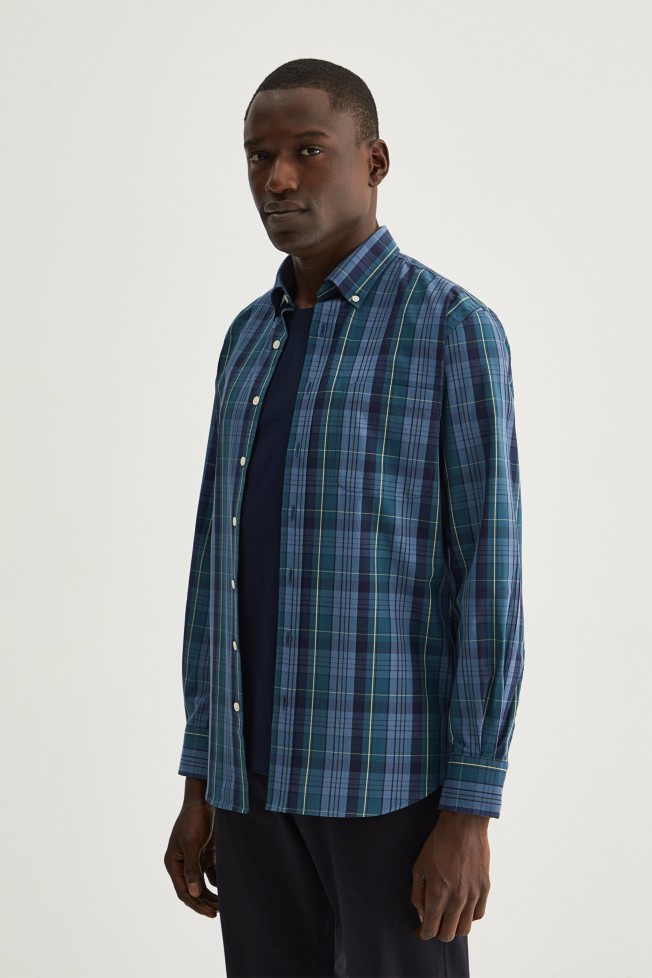 Camisa xadrez regular fit