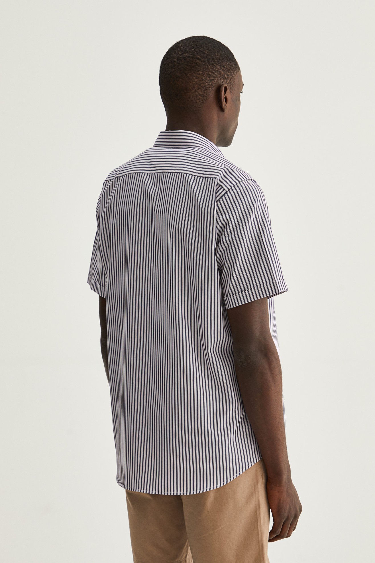 Camisa de riscas regular fit