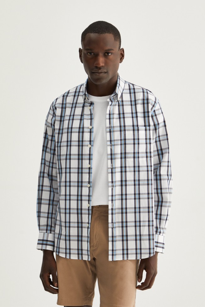 Camisa xadrez regular fit