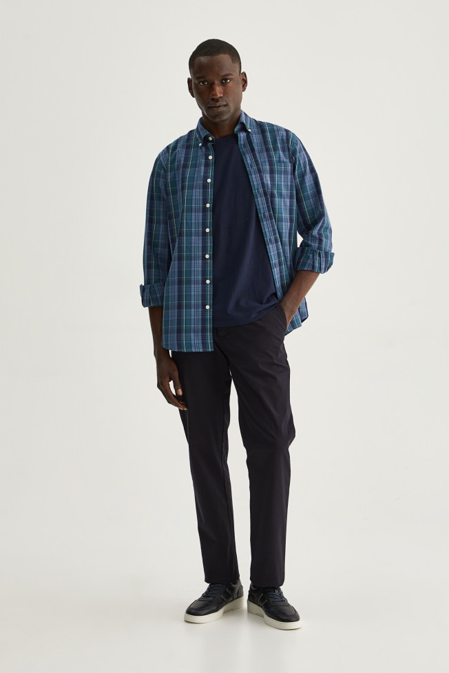 Camisa xadrez regular fit