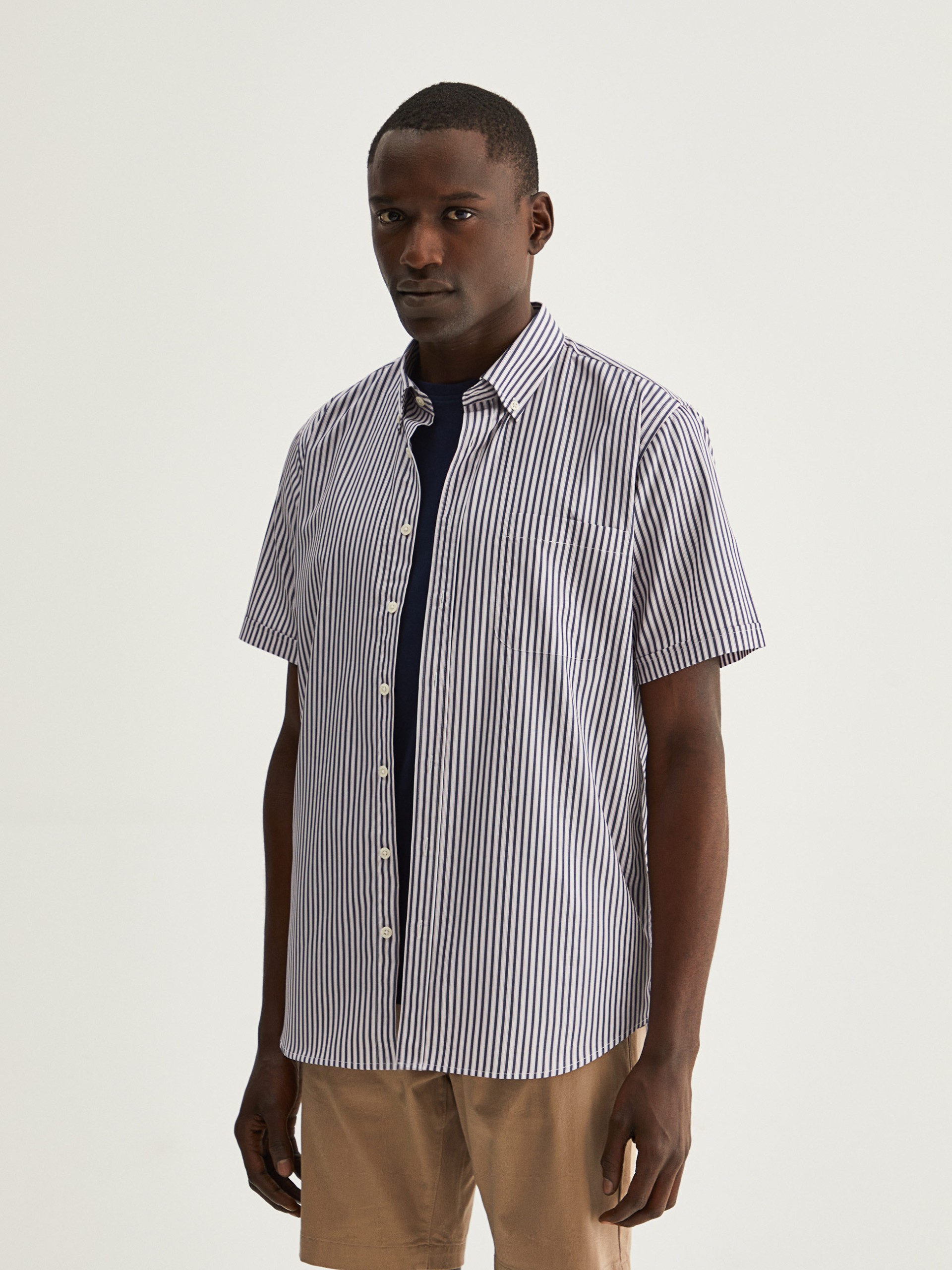 Camisa rayas regular fit